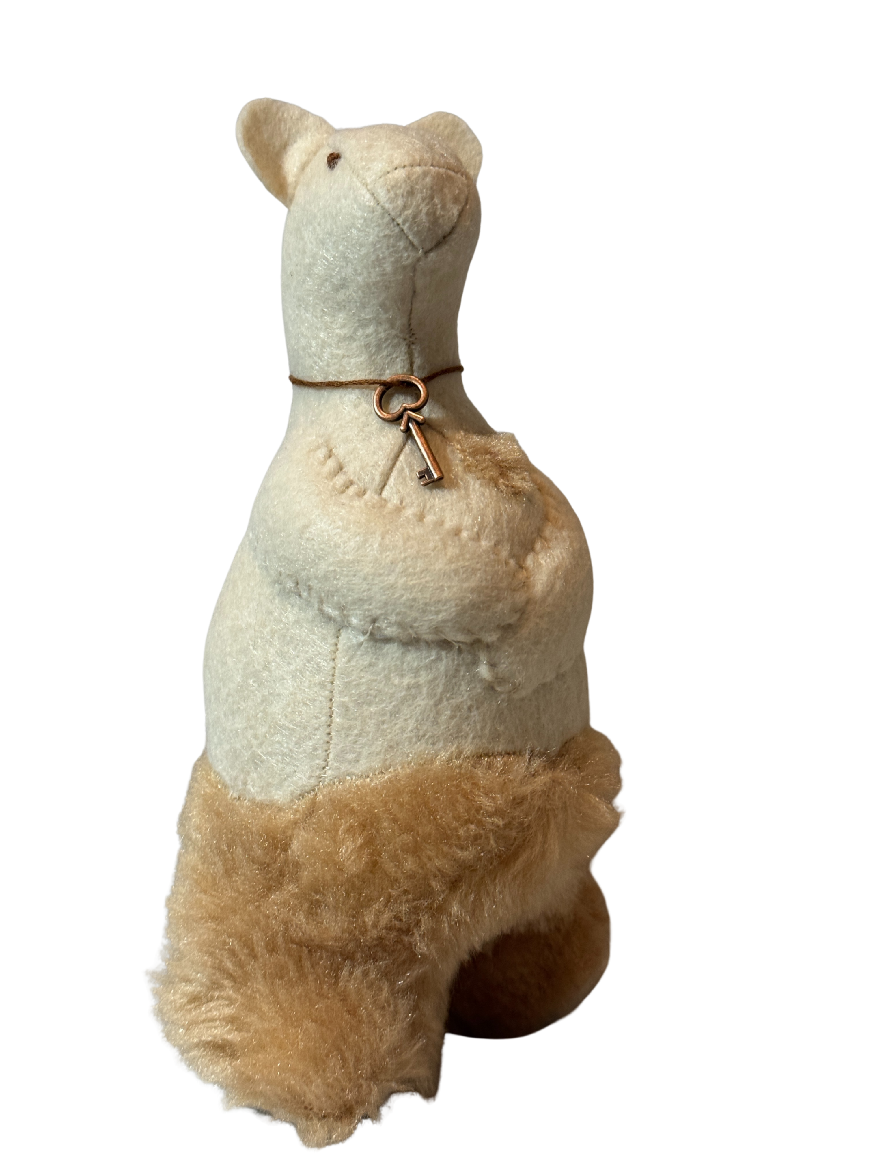 ASPEN - Cozy Loving Bear - One of a Kind Artisan Felt Creation - Woodland Collection