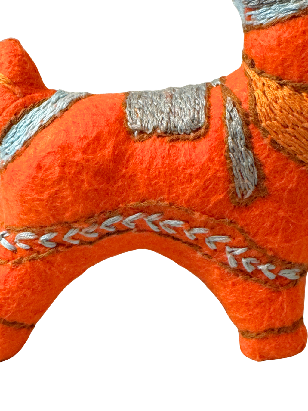 AJAX- The Trojan Horse - One of a Kind Artisan Felt Creation - Horses Collection