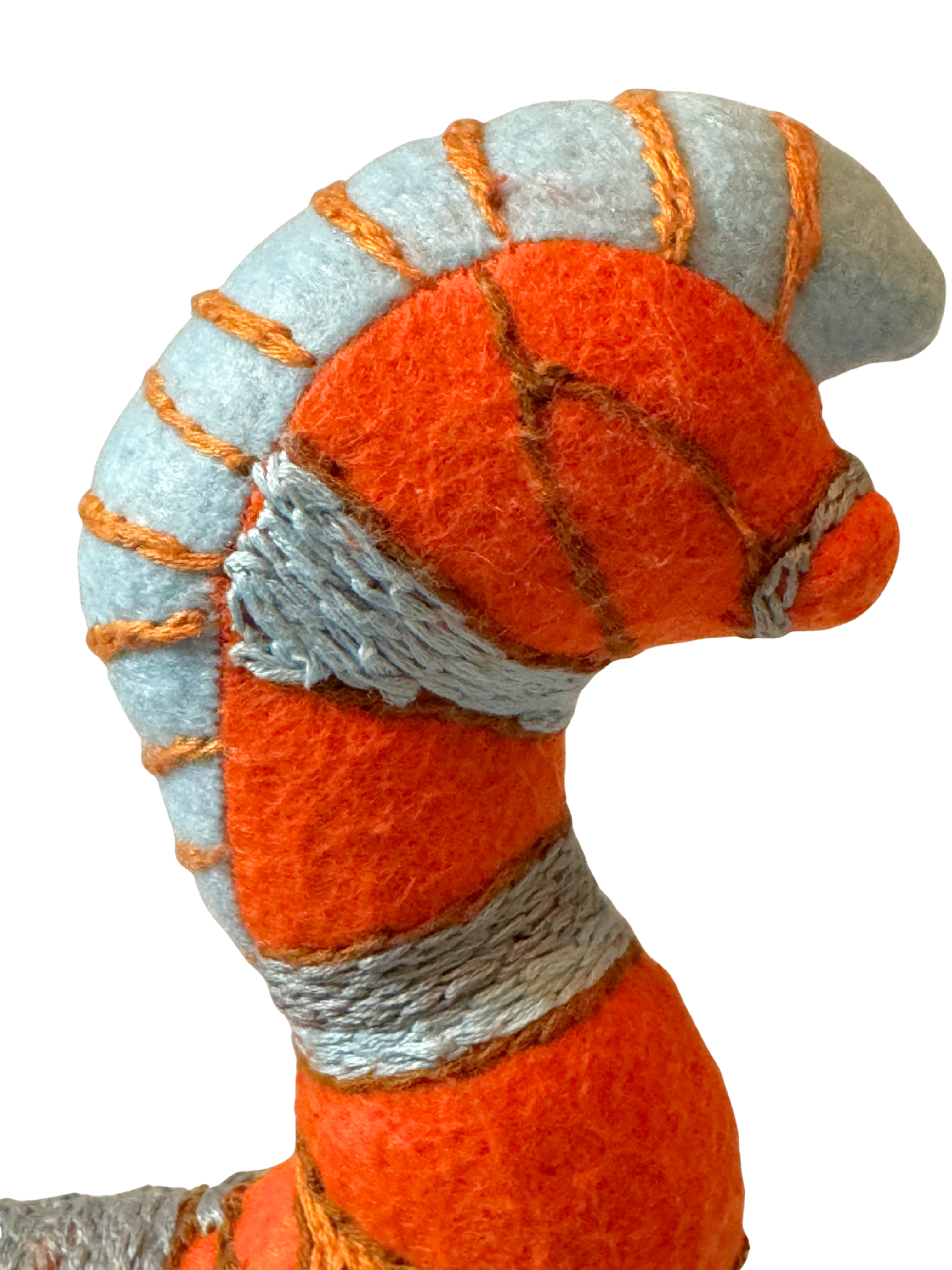 AJAX- The Trojan Horse - One of a Kind Artisan Felt Creation - Horses Collection