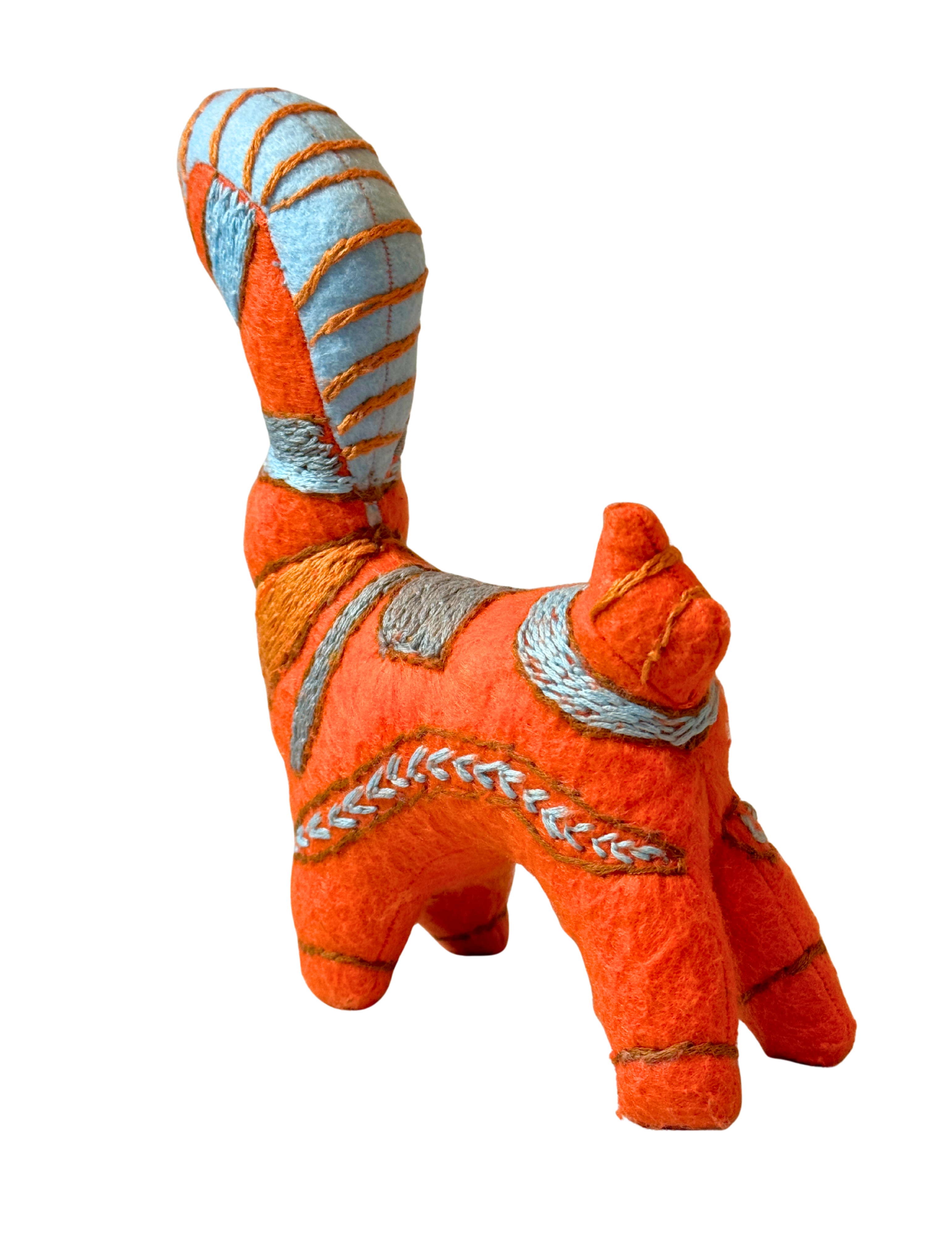 AJAX- The Trojan Horse - One of a Kind Artisan Felt Creation - Horses Collection
