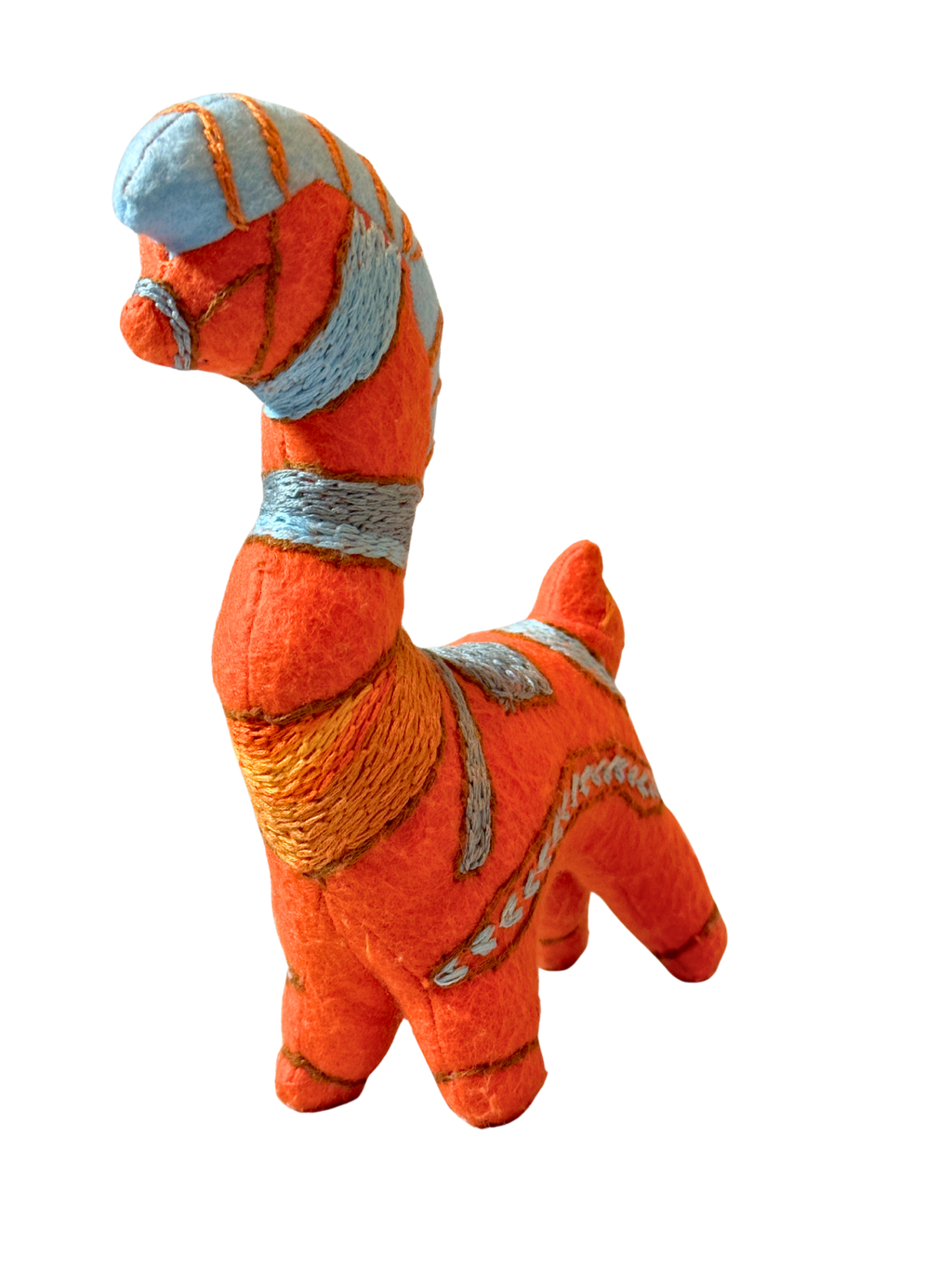 AJAX- The Trojan Horse - One of a Kind Artisan Felt Creation - Horses Collection