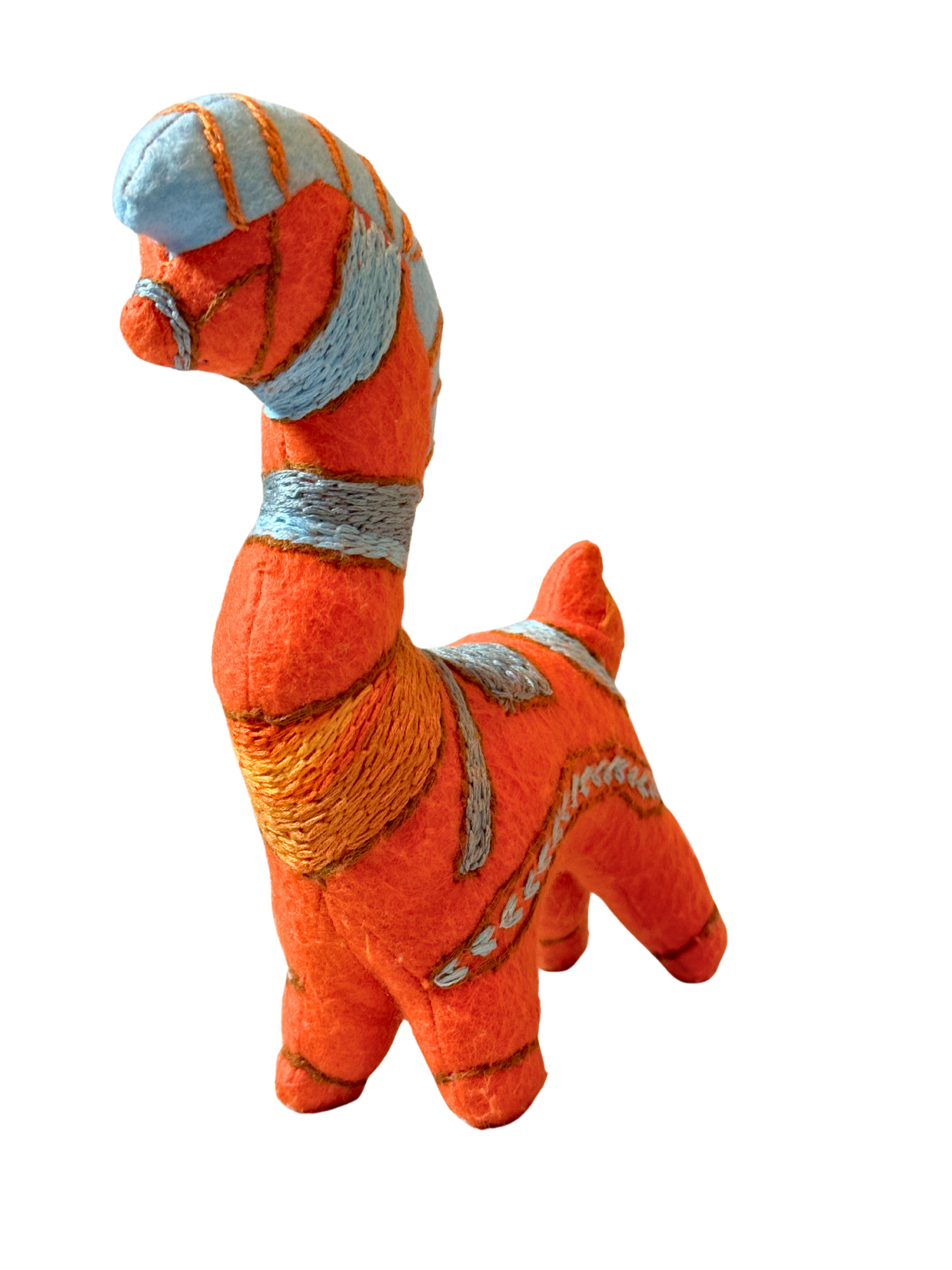 AJAX- The Trojan Horse - One of a Kind Artisan Felt Creation - Horses Collection