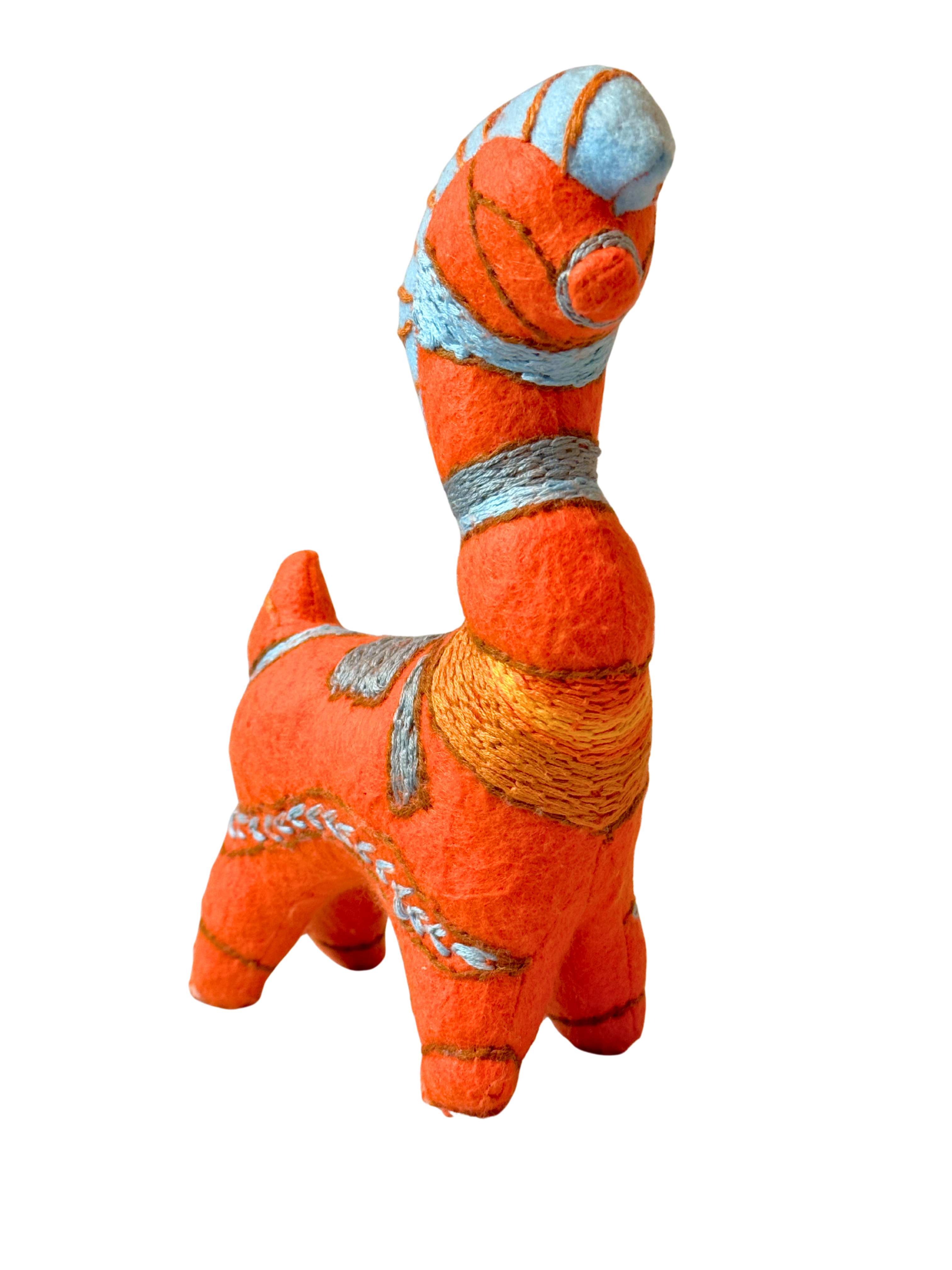 AJAX- The Trojan Horse - One of a Kind Artisan Felt Creation - Horses Collection