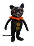 Halloween Angry Black Cat - Chaos - One of a Kind Seasonal Desk Flair