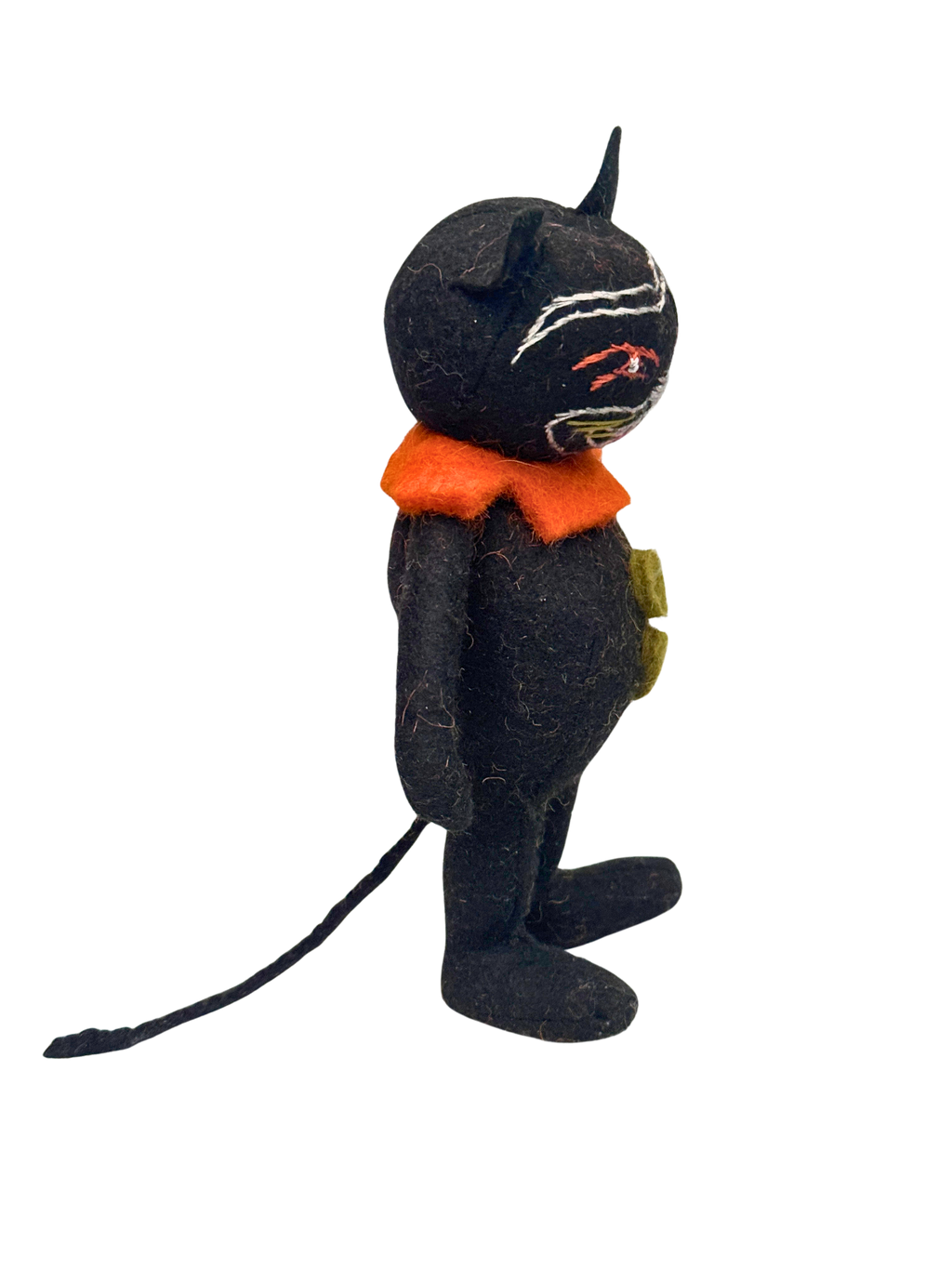 Halloween Angry Black Cat - Chaos - One of a Kind Seasonal Desk Flair