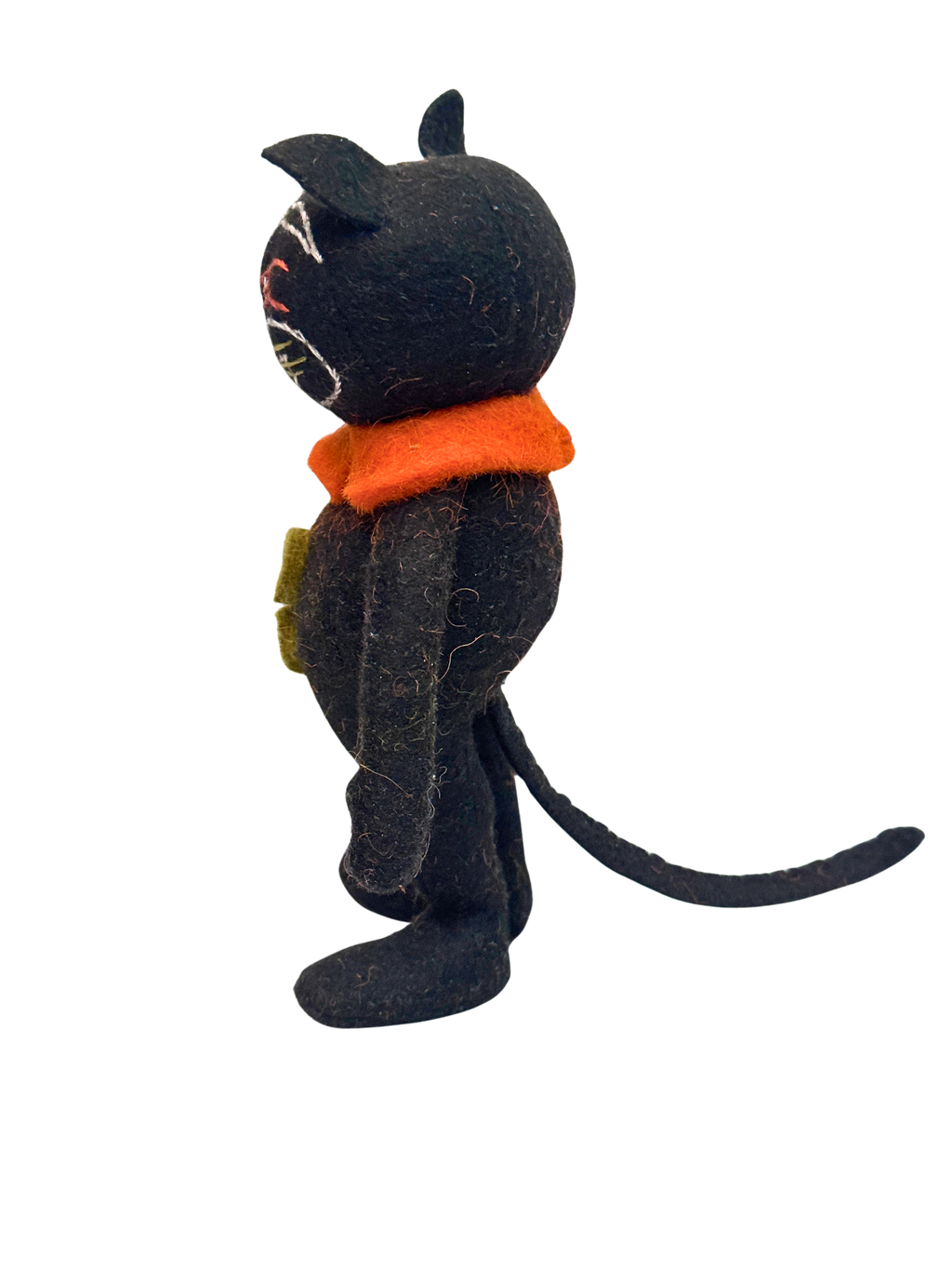 Halloween Angry Black Cat - Chaos - One of a Kind Seasonal Desk Flair