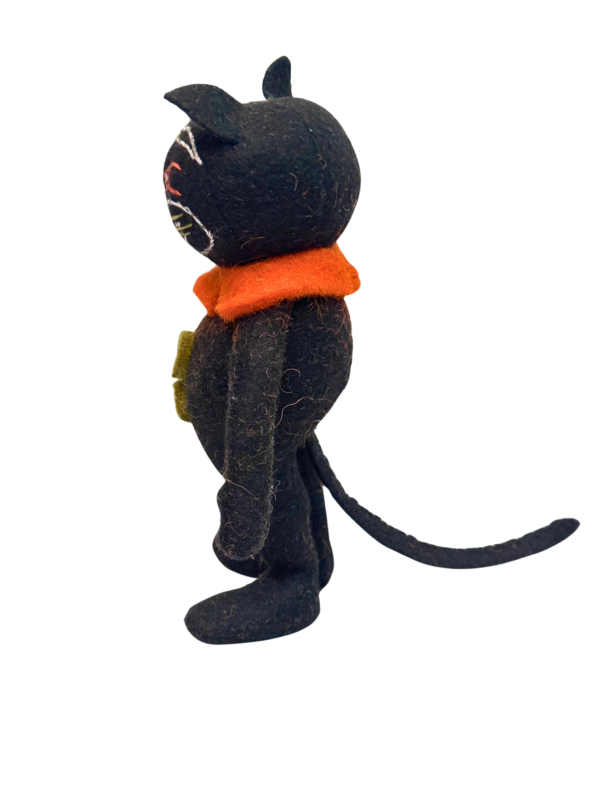 Halloween Angry Black Cat - Chaos - One of a Kind Seasonal Desk Flair