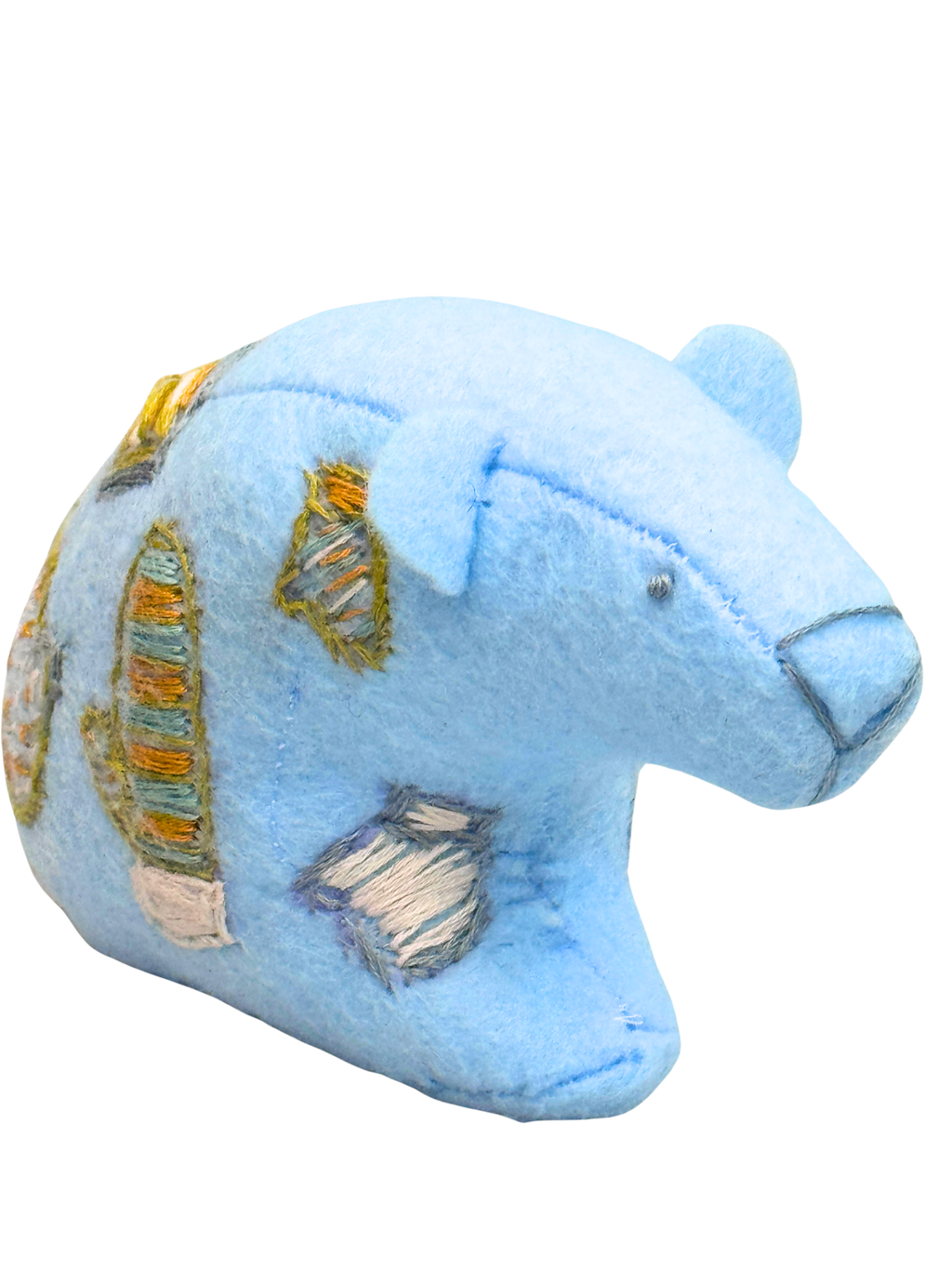 Indigo the Mitten Bear - One of a Kind Winter Collectible Plush