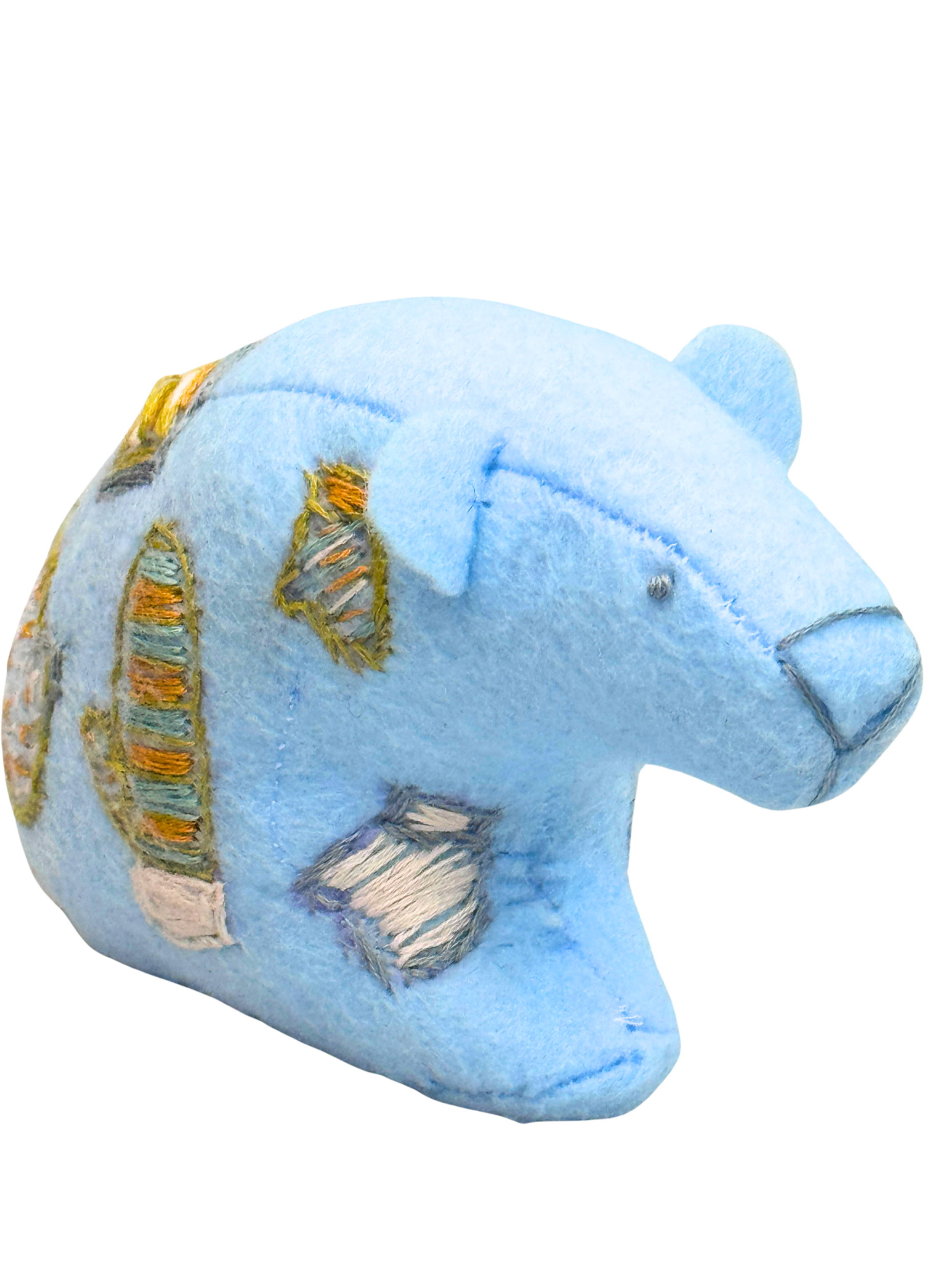 Indigo the Mitten Bear - One of a Kind Winter Collectible Plush