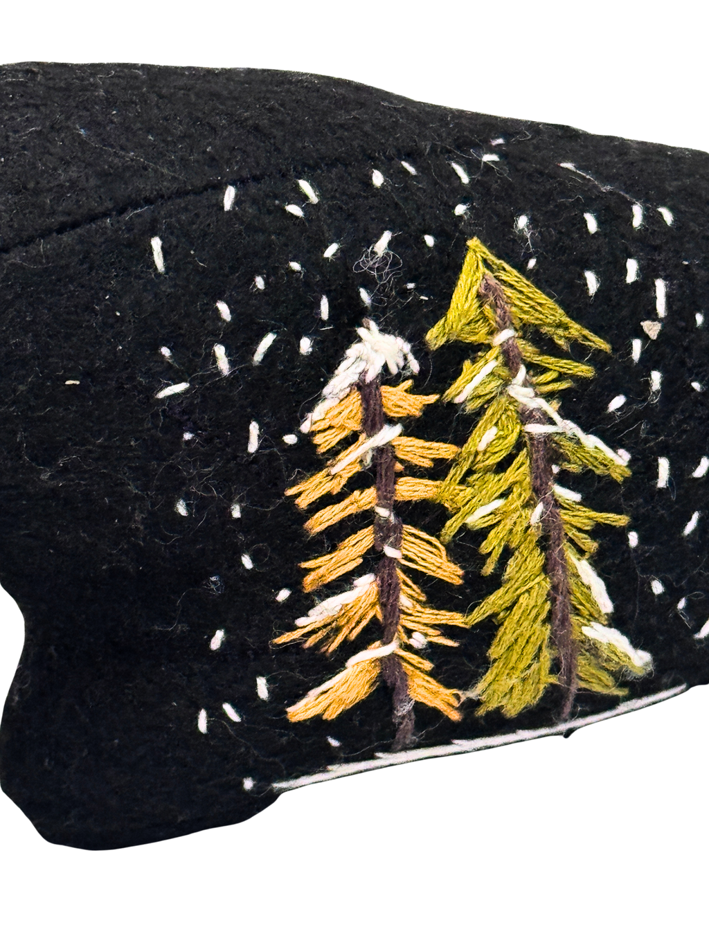 Evergreen - Pine Tree Black Bear - One of a Kind Winter Collectible Plush