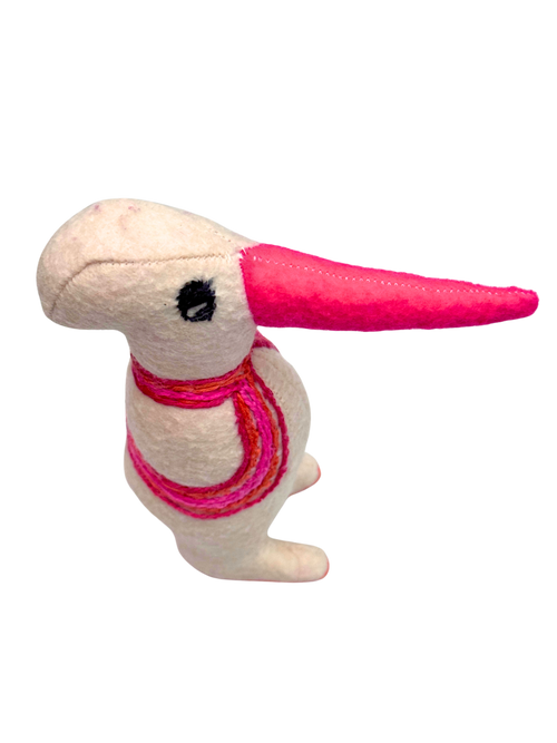 Long Beak Bird Office Sidekick - Blanche the Bookkeeper