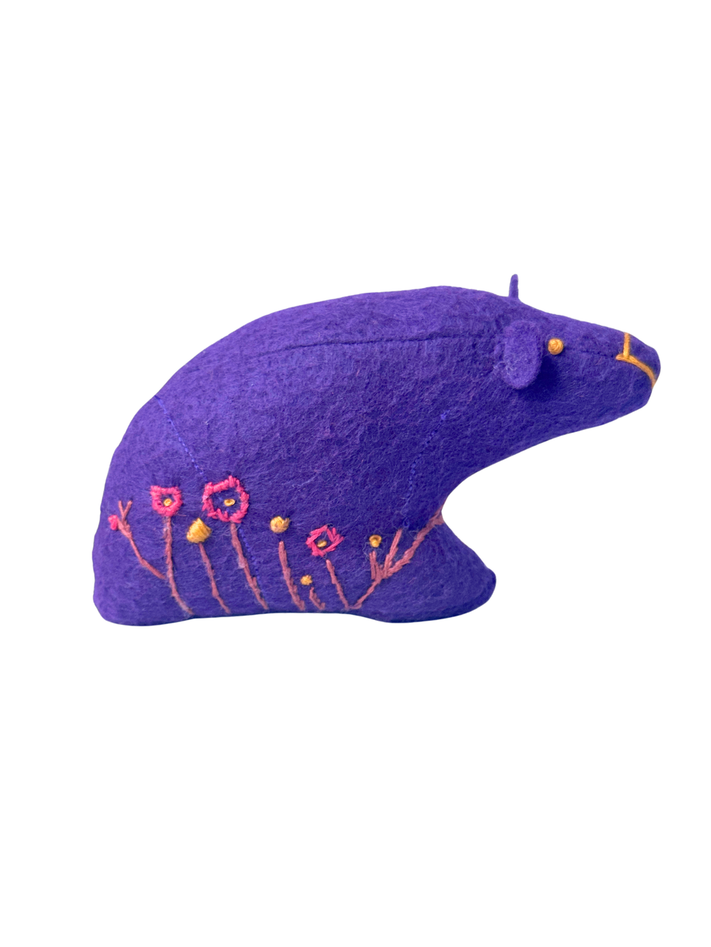 Violet the Floral Berry Bear - One of a Kind Seasonal Collectible Plush