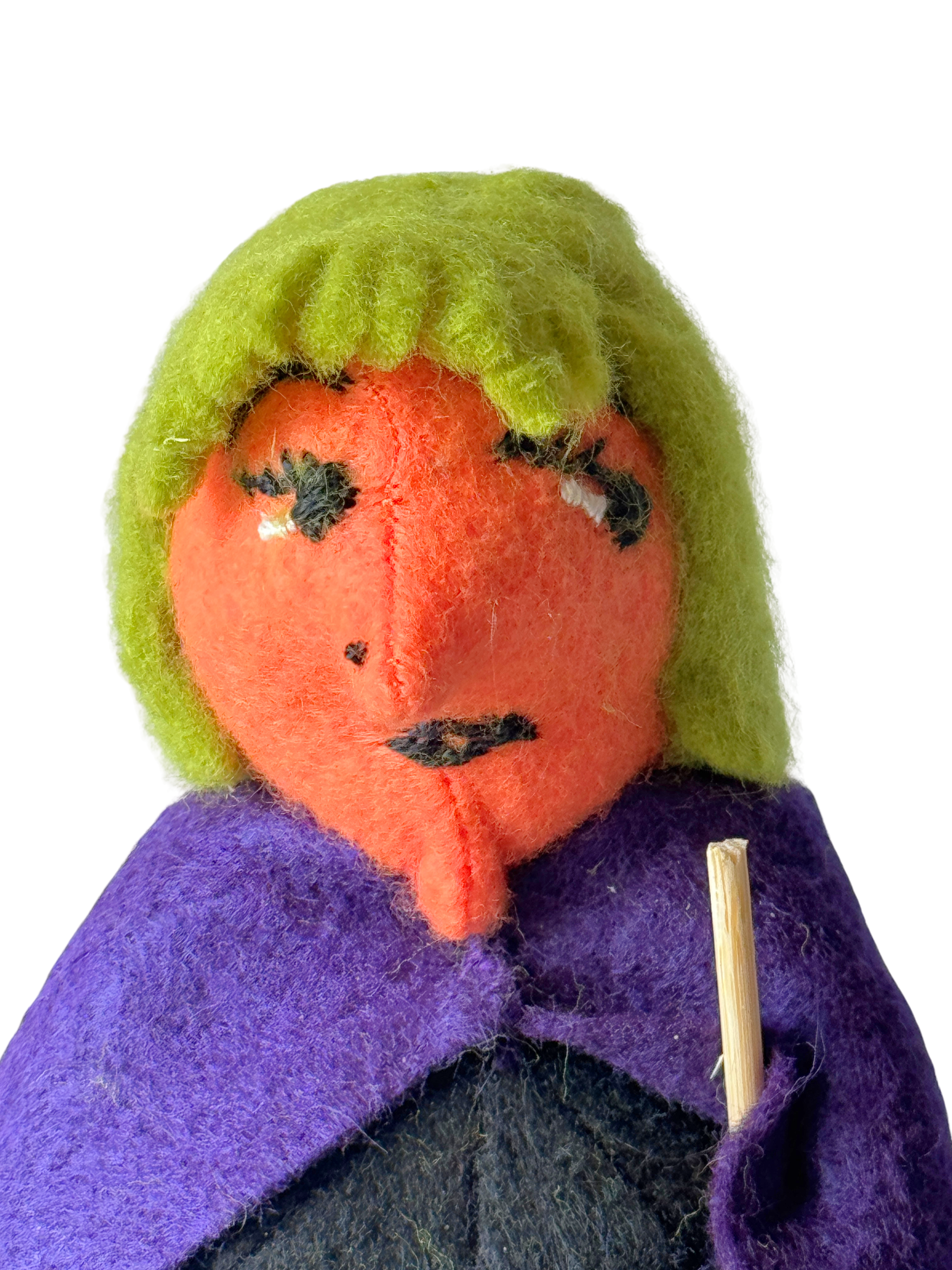 Halloween Witch Agatha Misty   - One of a Kind Seasonal Desk Flair