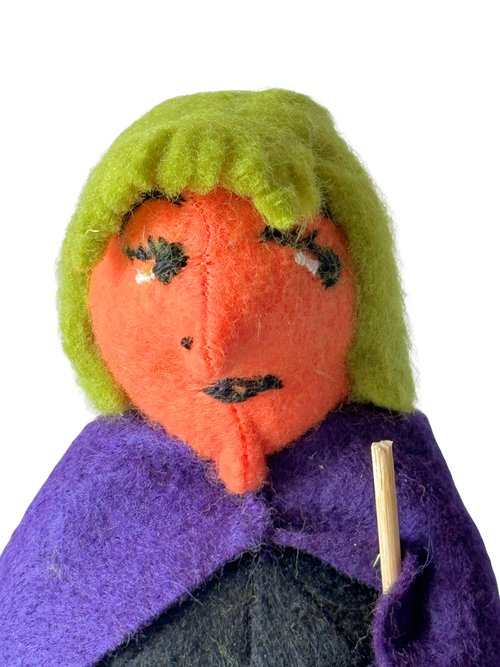 Halloween Witch Agatha Misty   - One of a Kind Seasonal Desk Flair