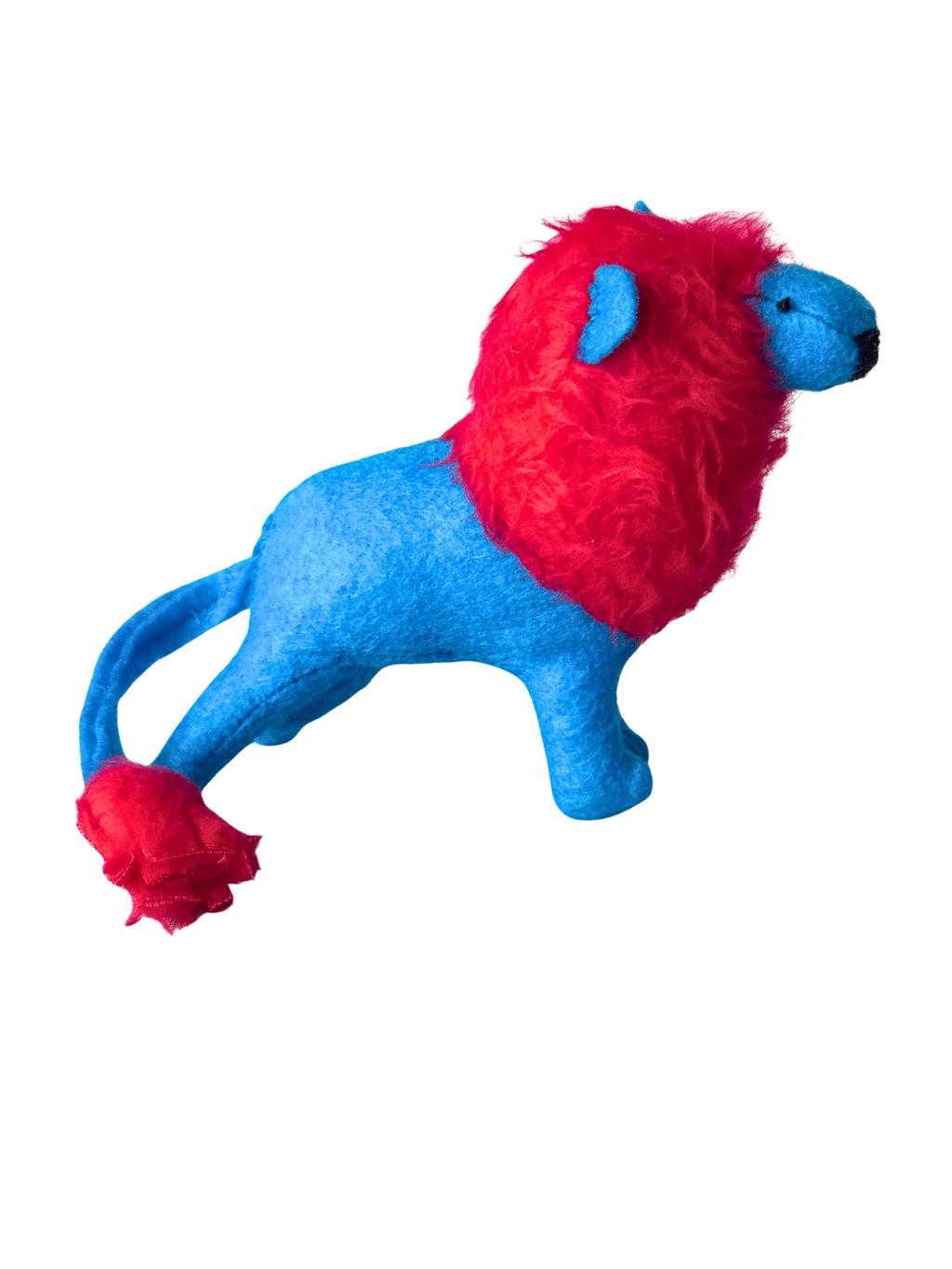 Barry with an A not Berry with an E Red and Turquoise Lion OOAK Office Sidekick