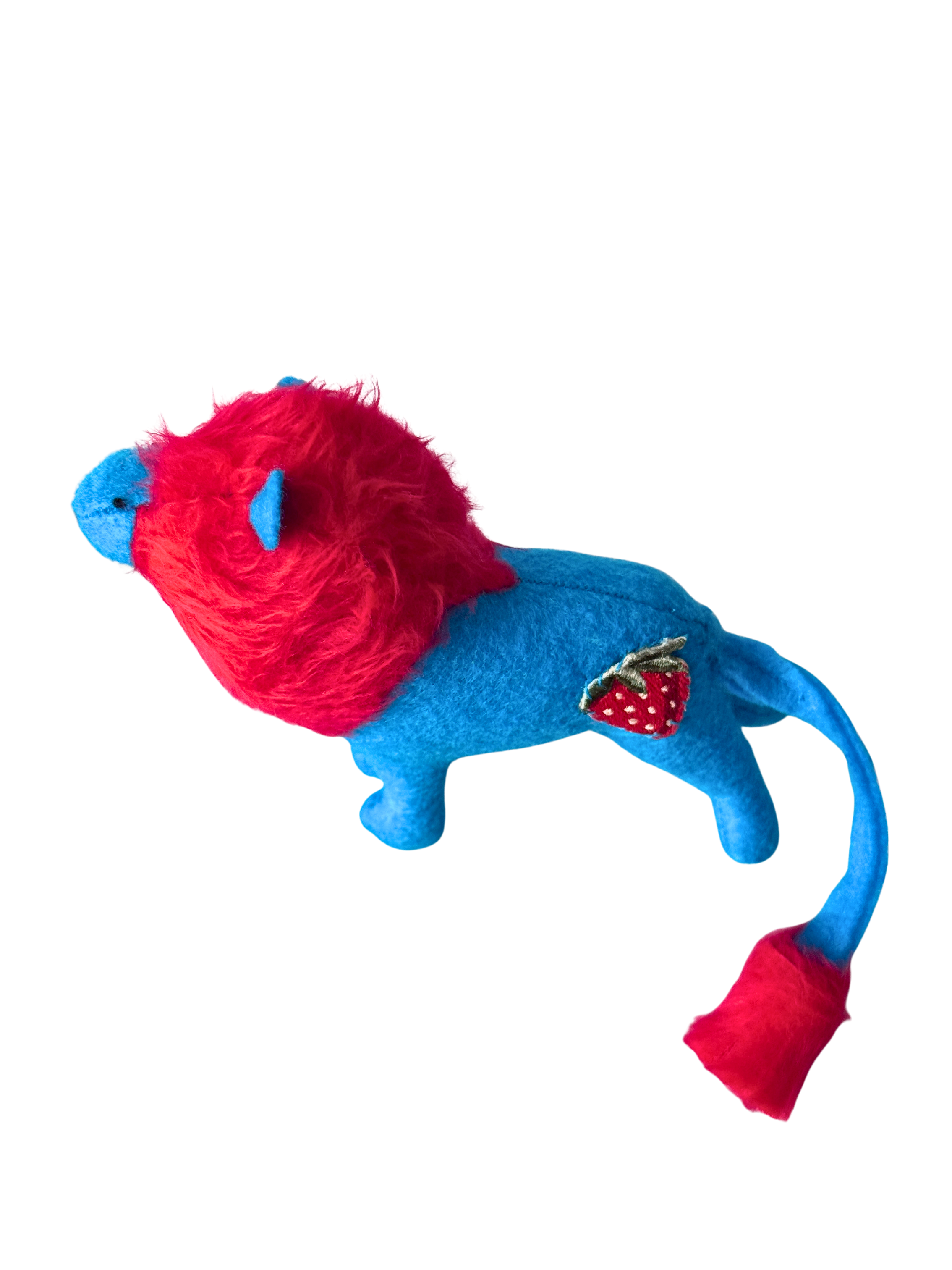 Barry with an A not Berry with an E Red and Turquoise Lion OOAK Office Sidekick