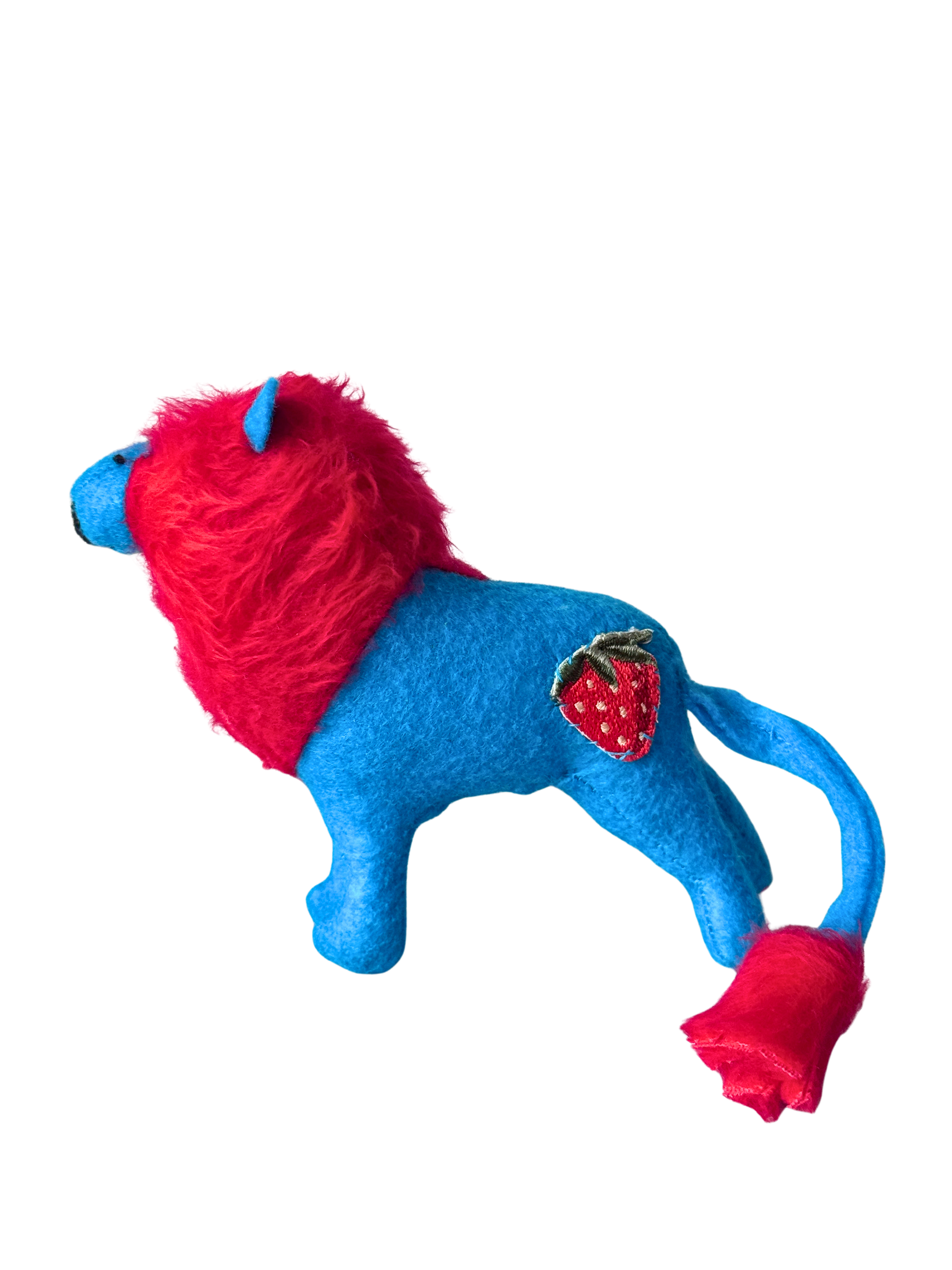 Barry with an A not Berry with an E Red and Turquoise Lion OOAK Office Sidekick
