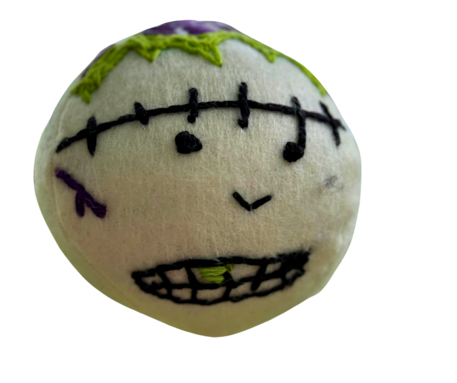 One of a Kind Halloween Small Character Frankenstein Monster Ornament Soft Art Collectible