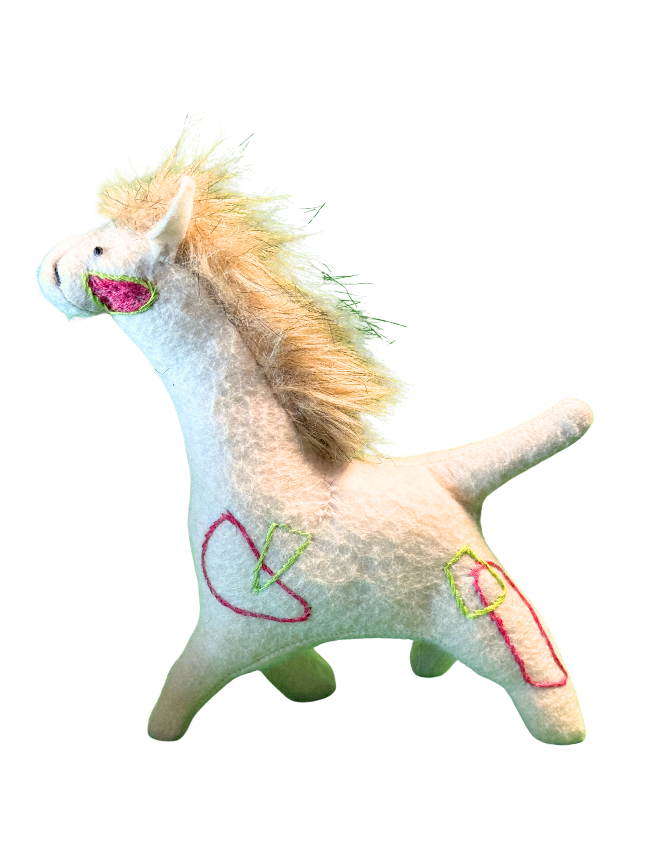 One of a Kind Artisan Horse - Retro 90's Inspired - Horses Collection