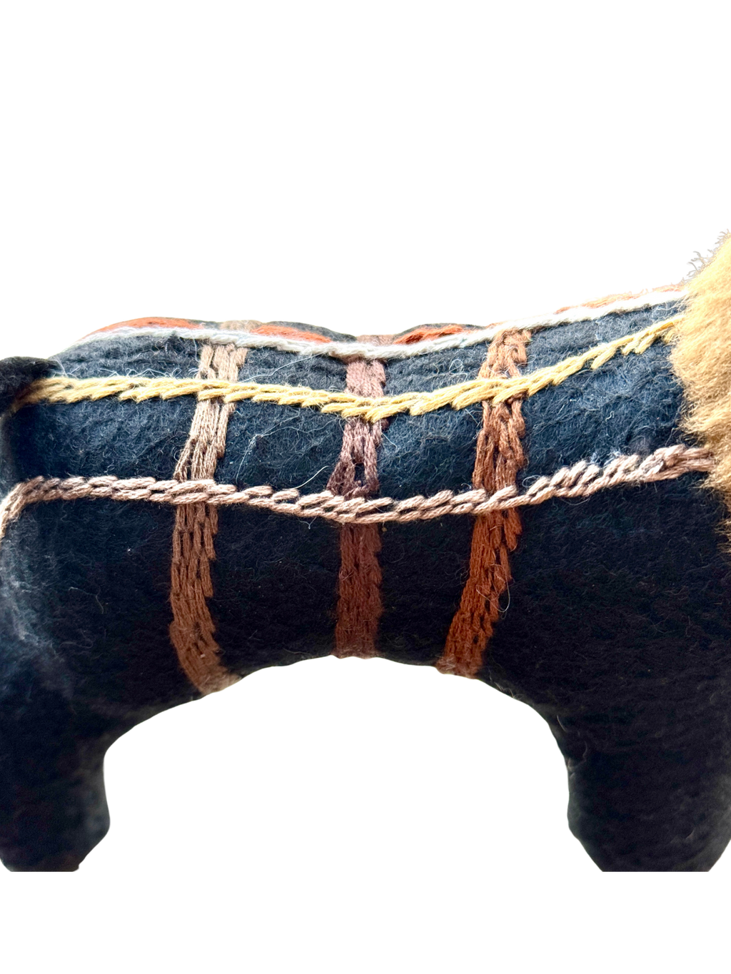 Midnight Lion Heirloom Companion - One-of-a-Kind Soft Art Sculpture - Savannah Series