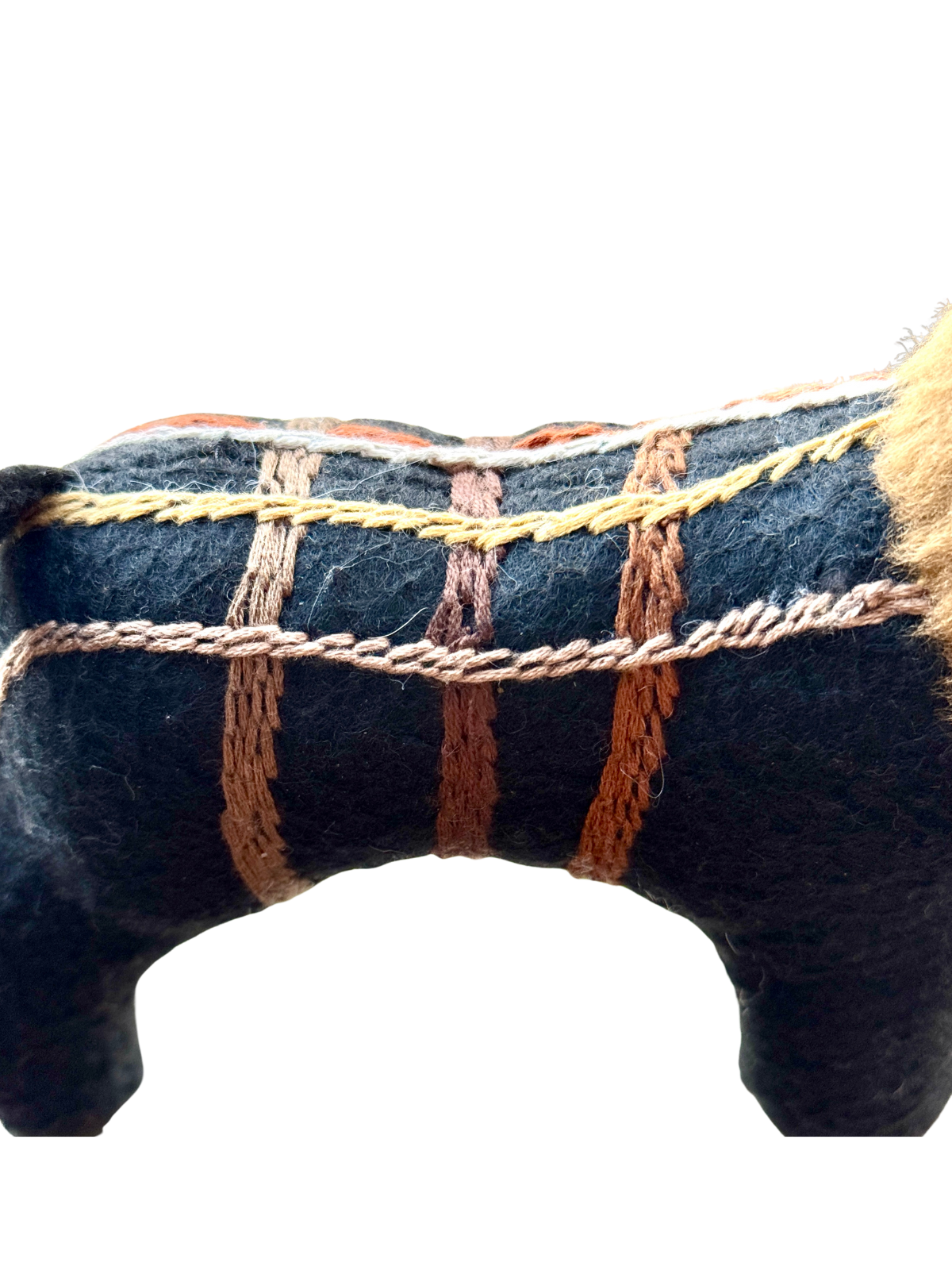 Midnight Lion Heirloom Companion - One-of-a-Kind Soft Art Sculpture - Savannah Series