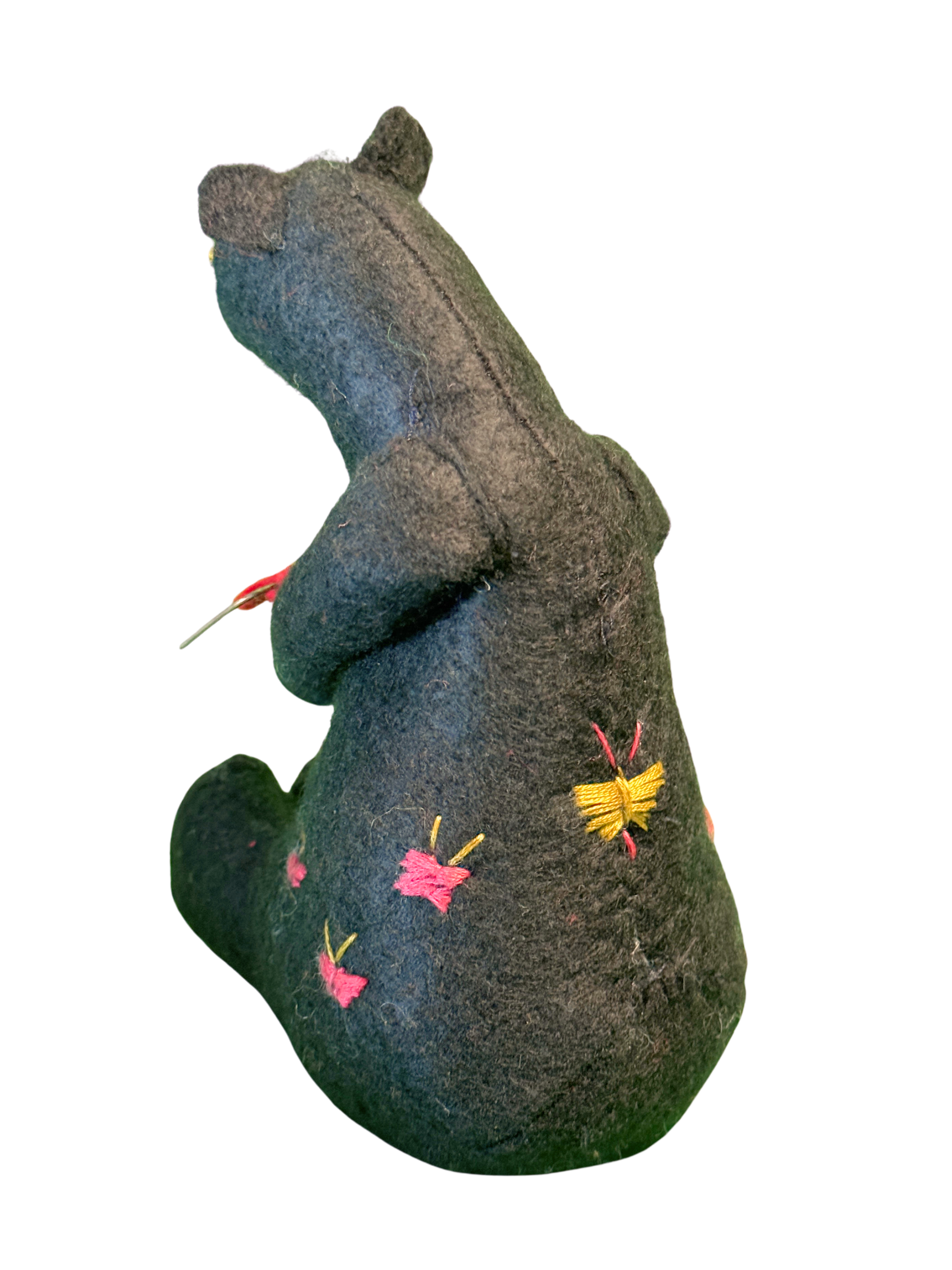 One of a Kind Butterfly Bear Plush - Woodland Collection - Art Doll