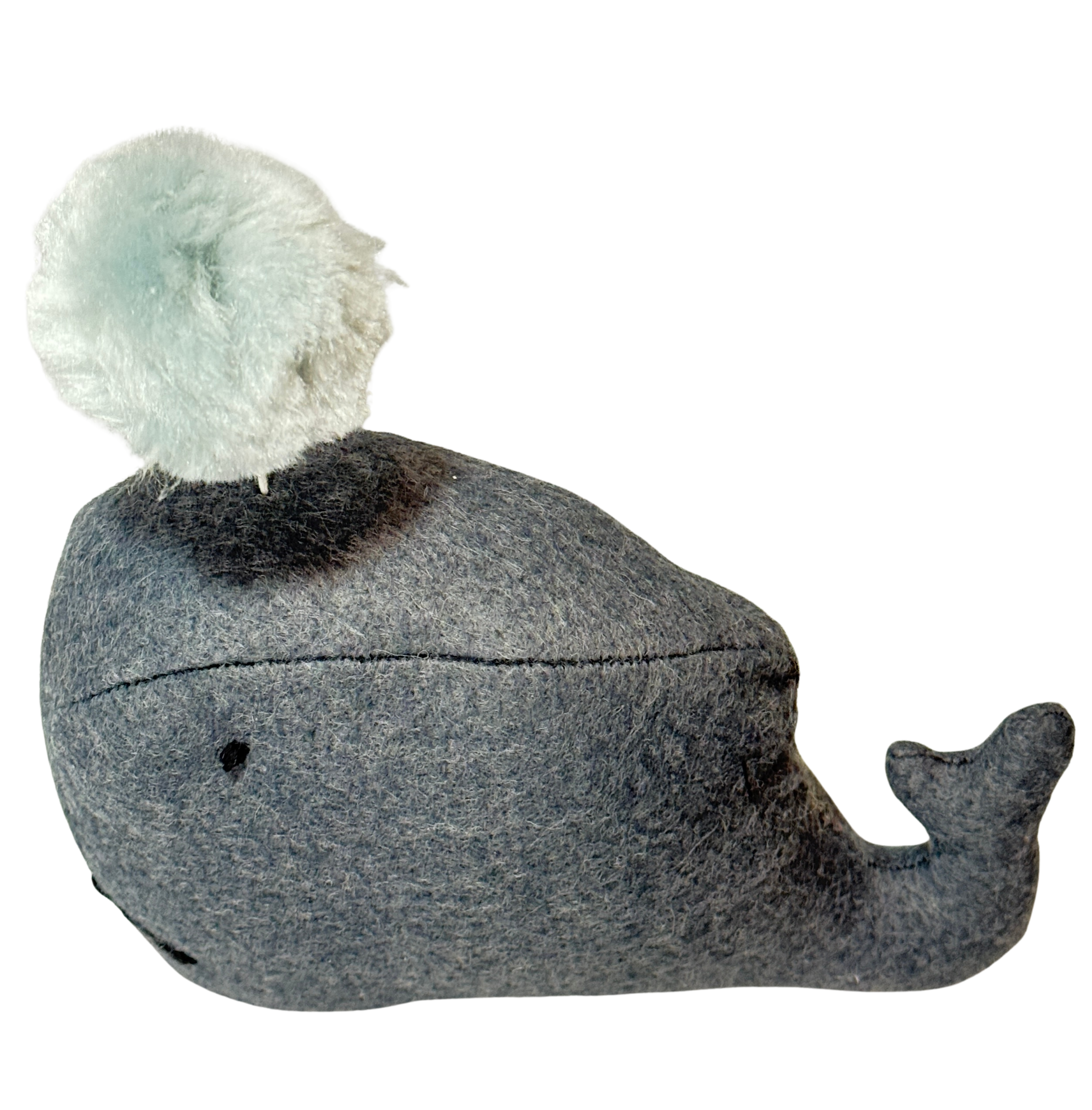 Humphrey The Sad Blue Whale - One of a Kind - Soft Art Plush - Cubicle Cutie