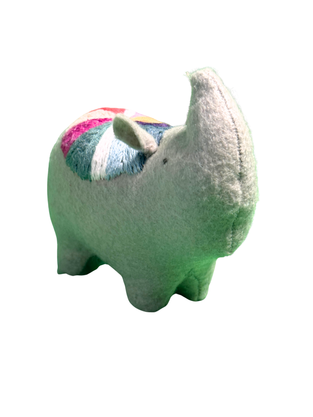 One of a Kind Plush Rhino Rhinocerous Pair - Archie & Edith - Soft Art Collectible Art Dolls - Savannah Collection