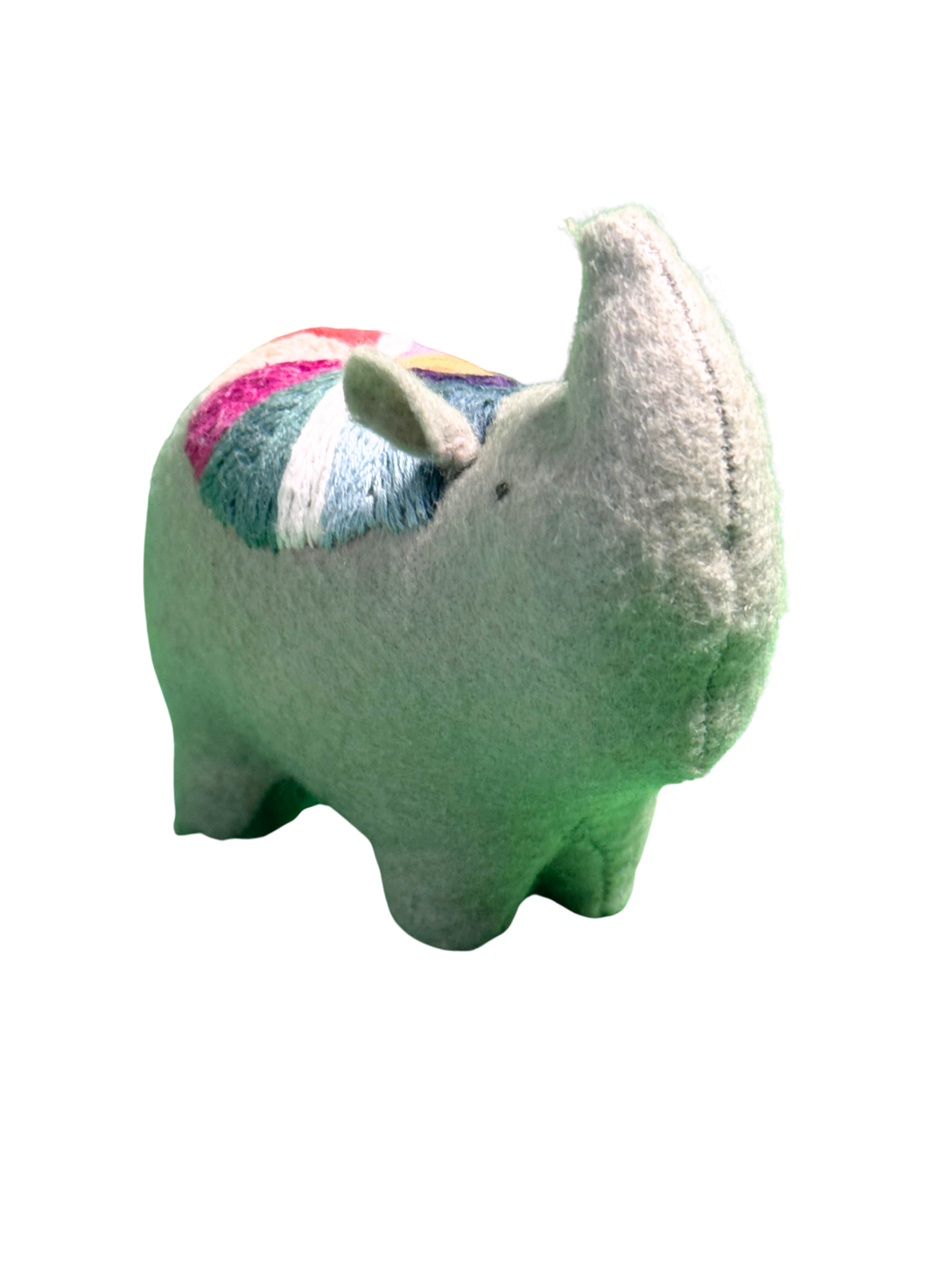 One of a Kind Plush Rhino Rhinocerous Pair - Archie & Edith - Soft Art Collectible Art Dolls - Savannah Collection