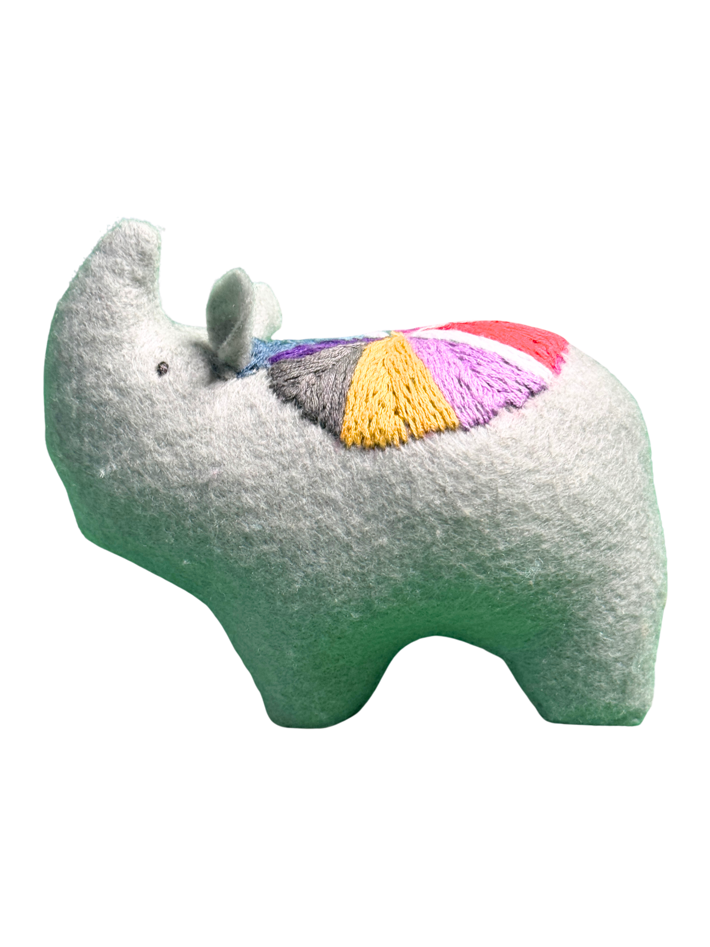 One of a Kind Plush Rhino Rhinocerous Pair - Archie & Edith - Soft Art Collectible Art Dolls - Savannah Collection