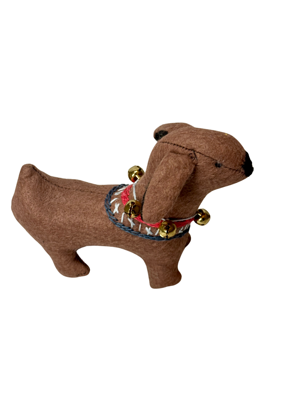 OLLIE The Daschund - One of a Kind - Soft Art Plush- Dog lovers gift