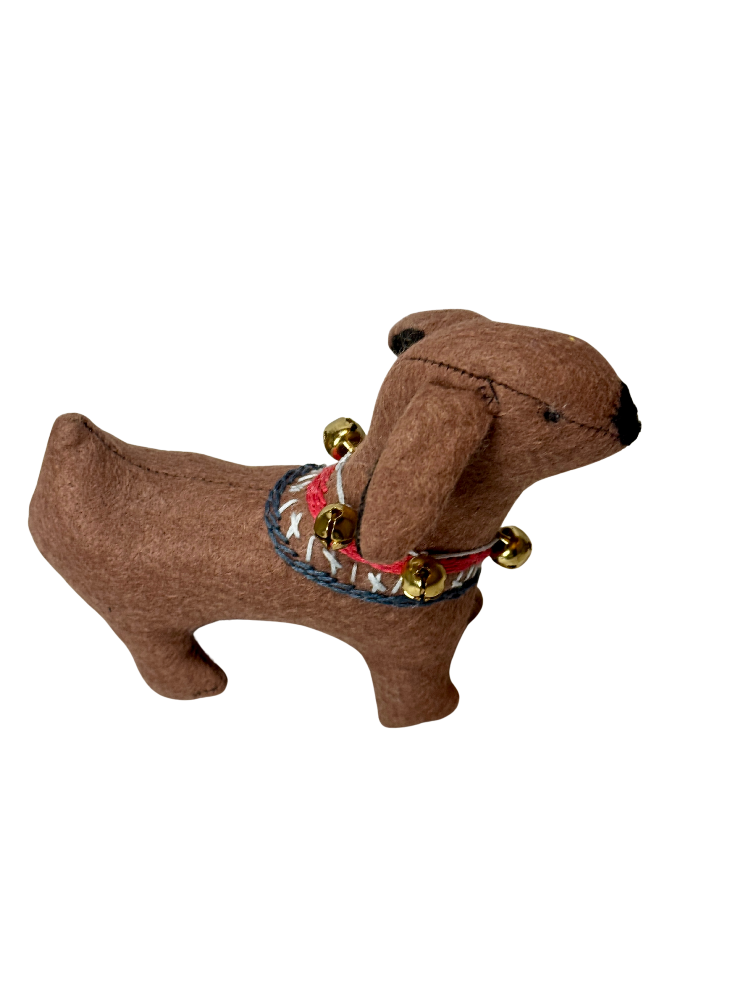 OLLIE The Daschund - One of a Kind - Soft Art Plush- Dog lovers gift