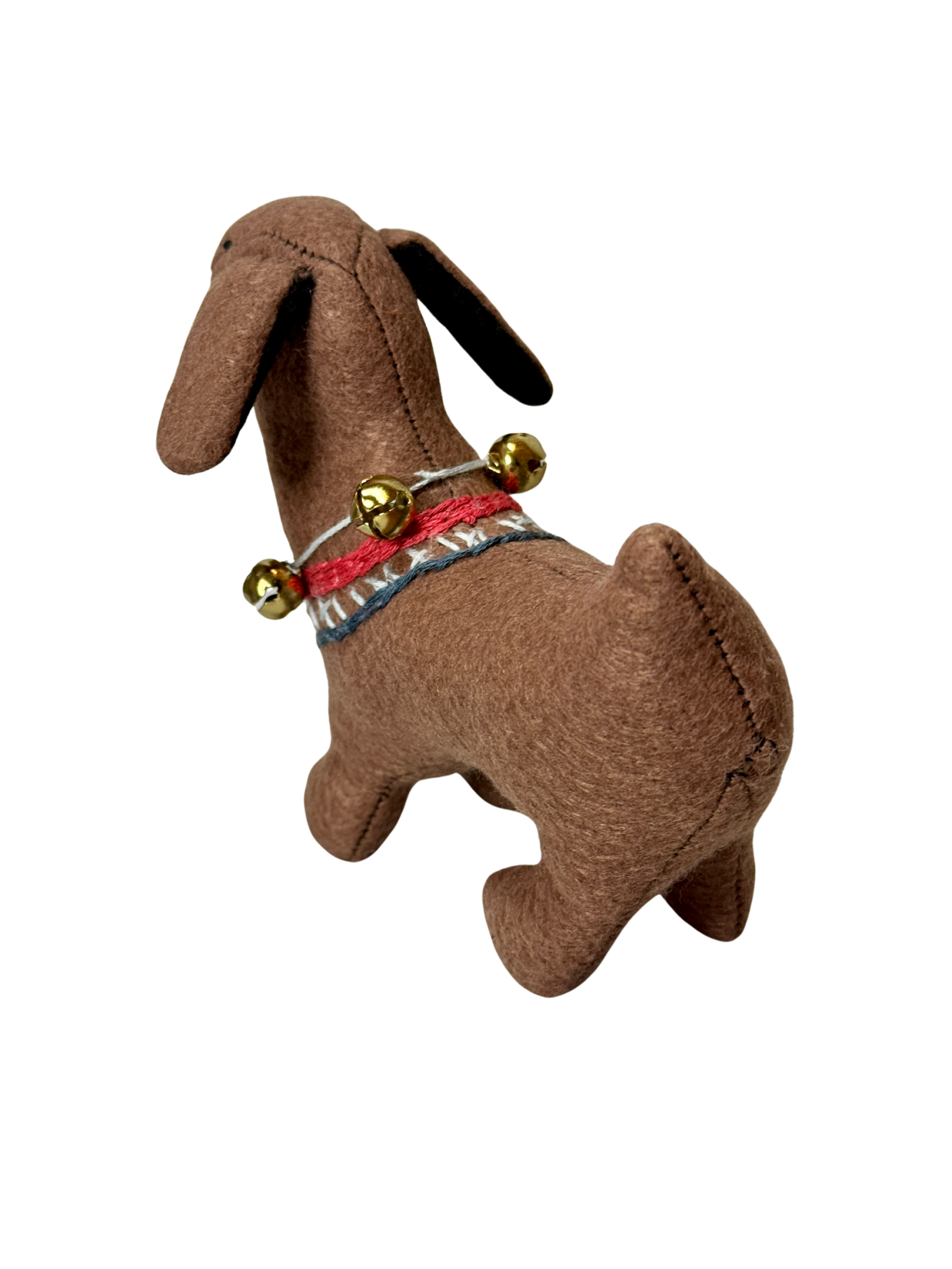 OLLIE The Daschund - One of a Kind - Soft Art Plush- Dog lovers gift