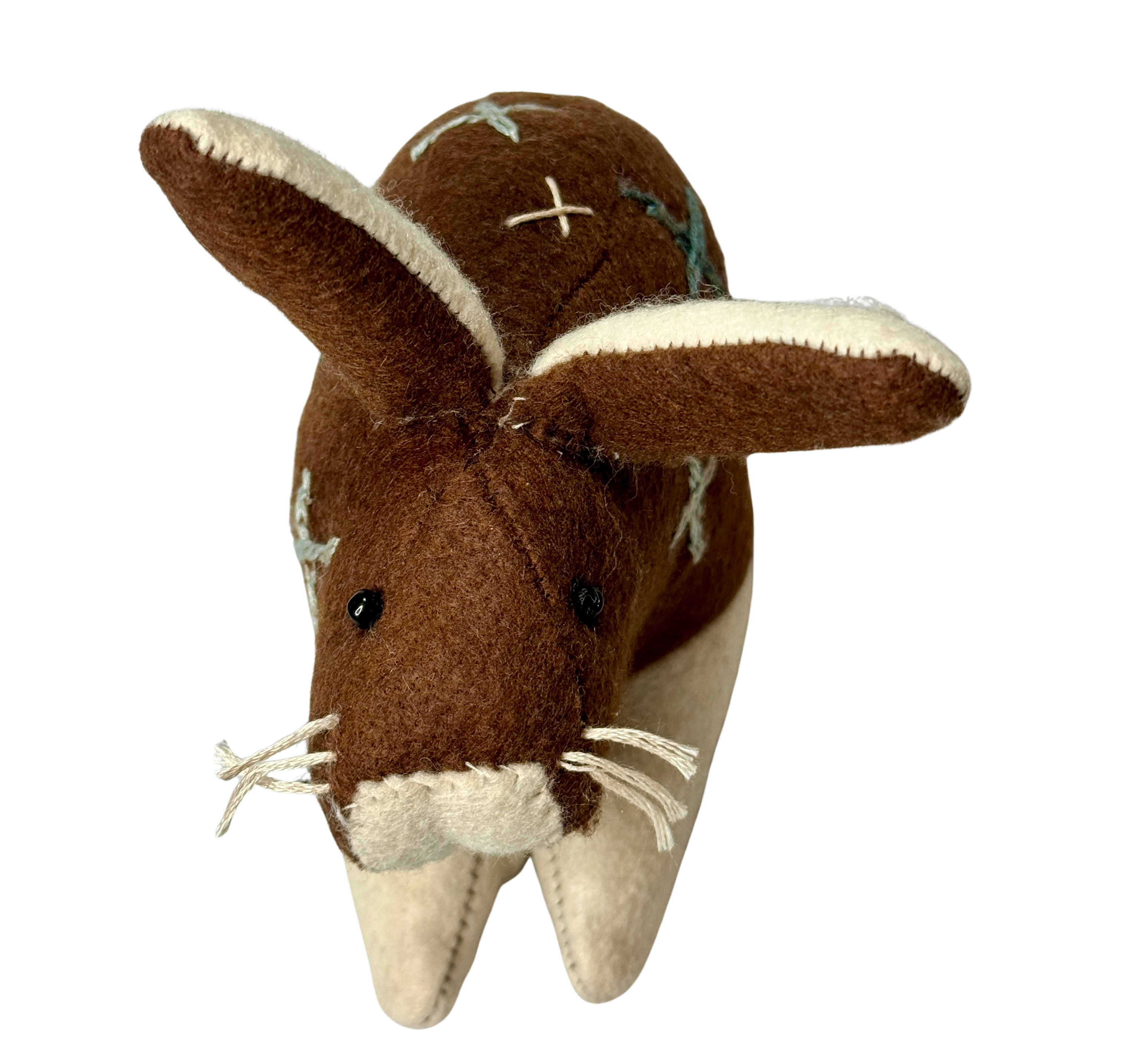 Starstitch Hare – A One of a Kind Soft Art Bunny - Woodland Collection
