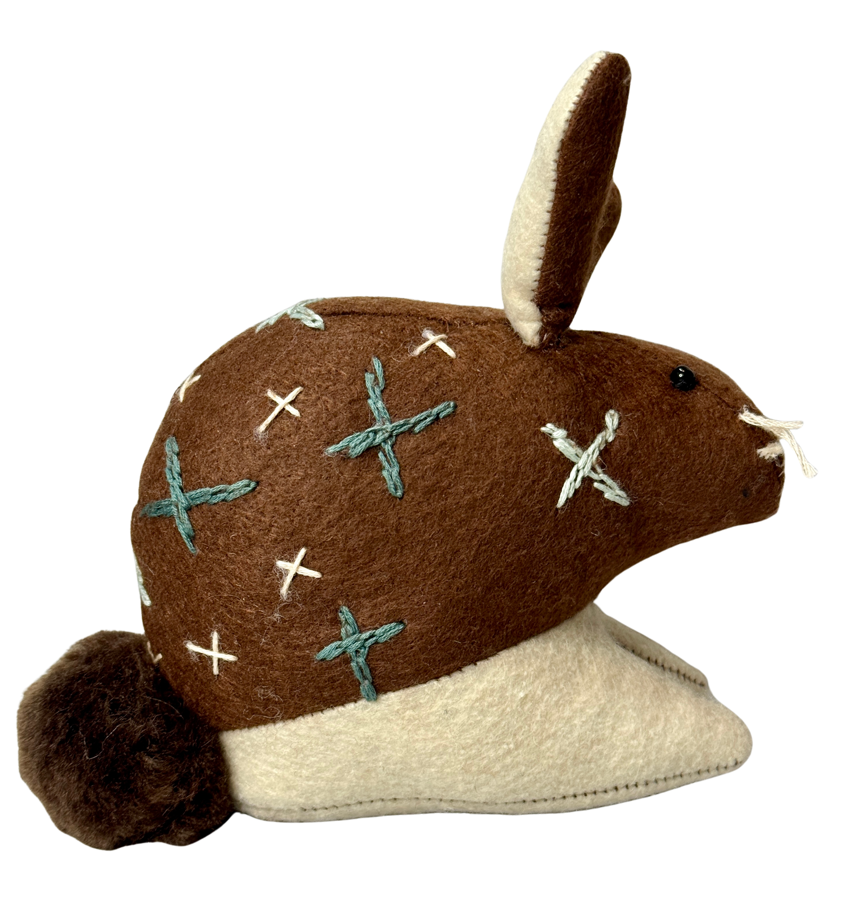 Starstitch Hare – A One of a Kind Soft Art Bunny - Woodland Collection