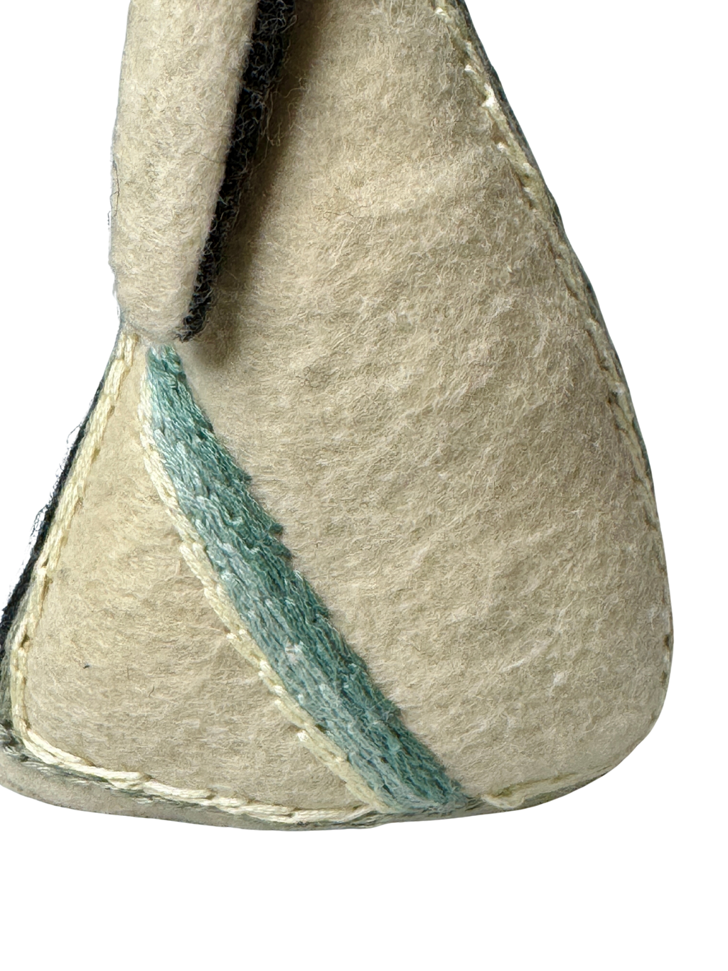 The Meadow Cloak Bunny - One of a Kind Artisan Felt Creation - Woodland Collection