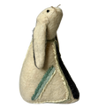 The Meadow Cloak Bunny - One of a Kind Artisan Felt Creation - Woodland Collection