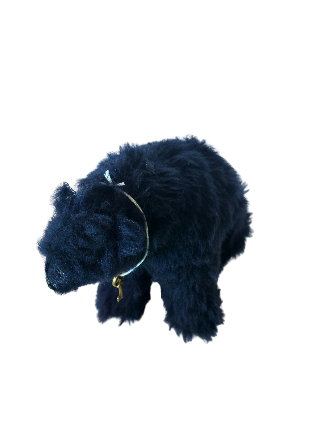 One of Kind Office Sidekick Plush - Henry the Fuzzy Dark Blue Bear
