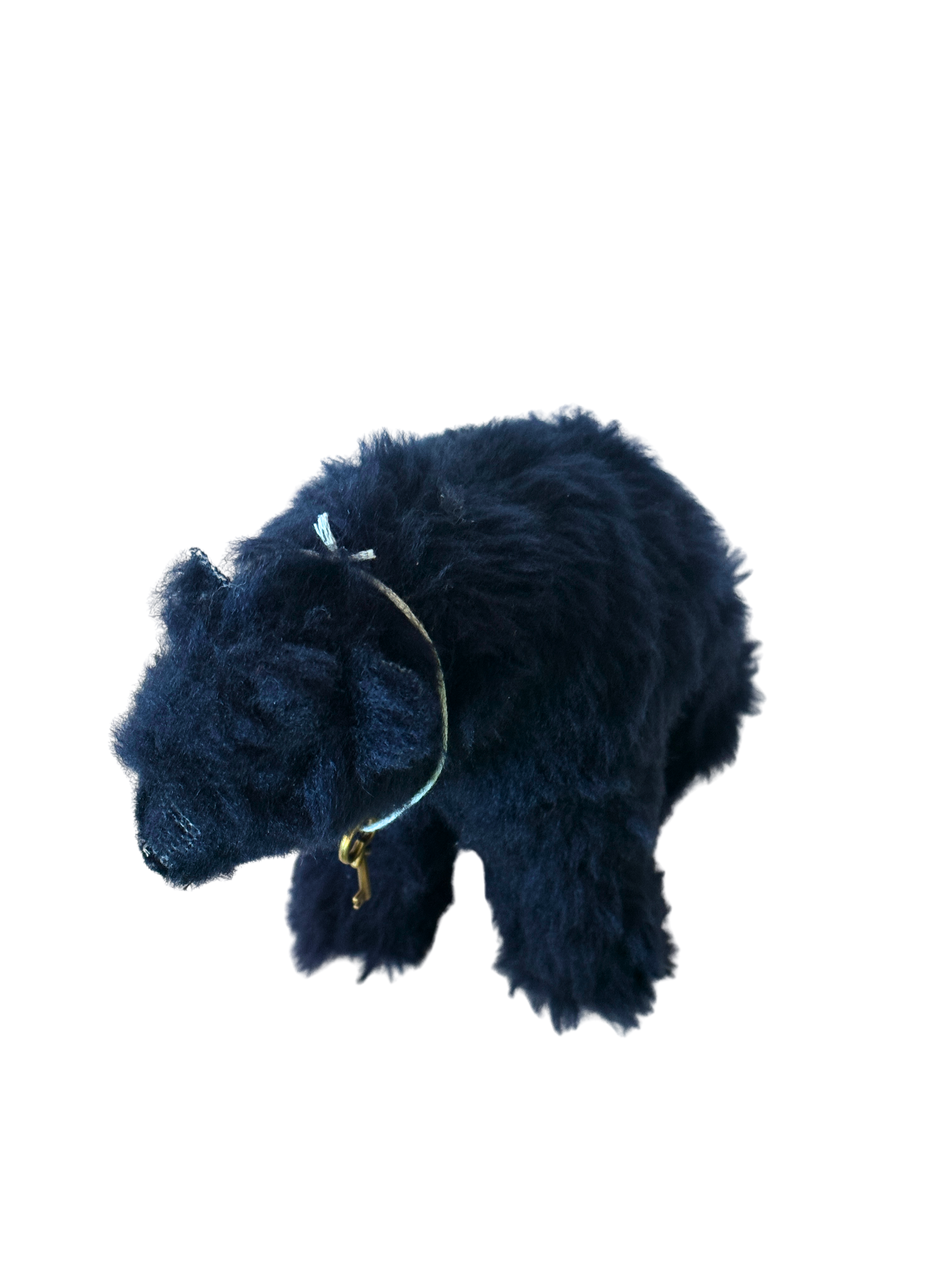 One of Kind Office Sidekick Plush - Henry the Fuzzy Dark Blue Bear