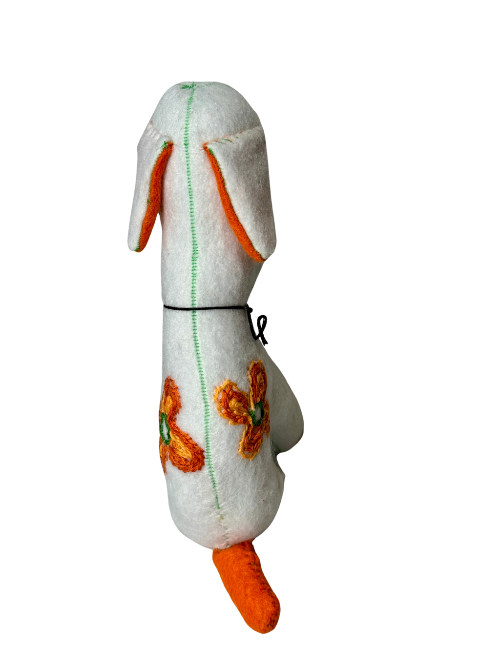 Sunny the Sweet Blossom Dog – Soft Felt Art Collectible - Companion Collection