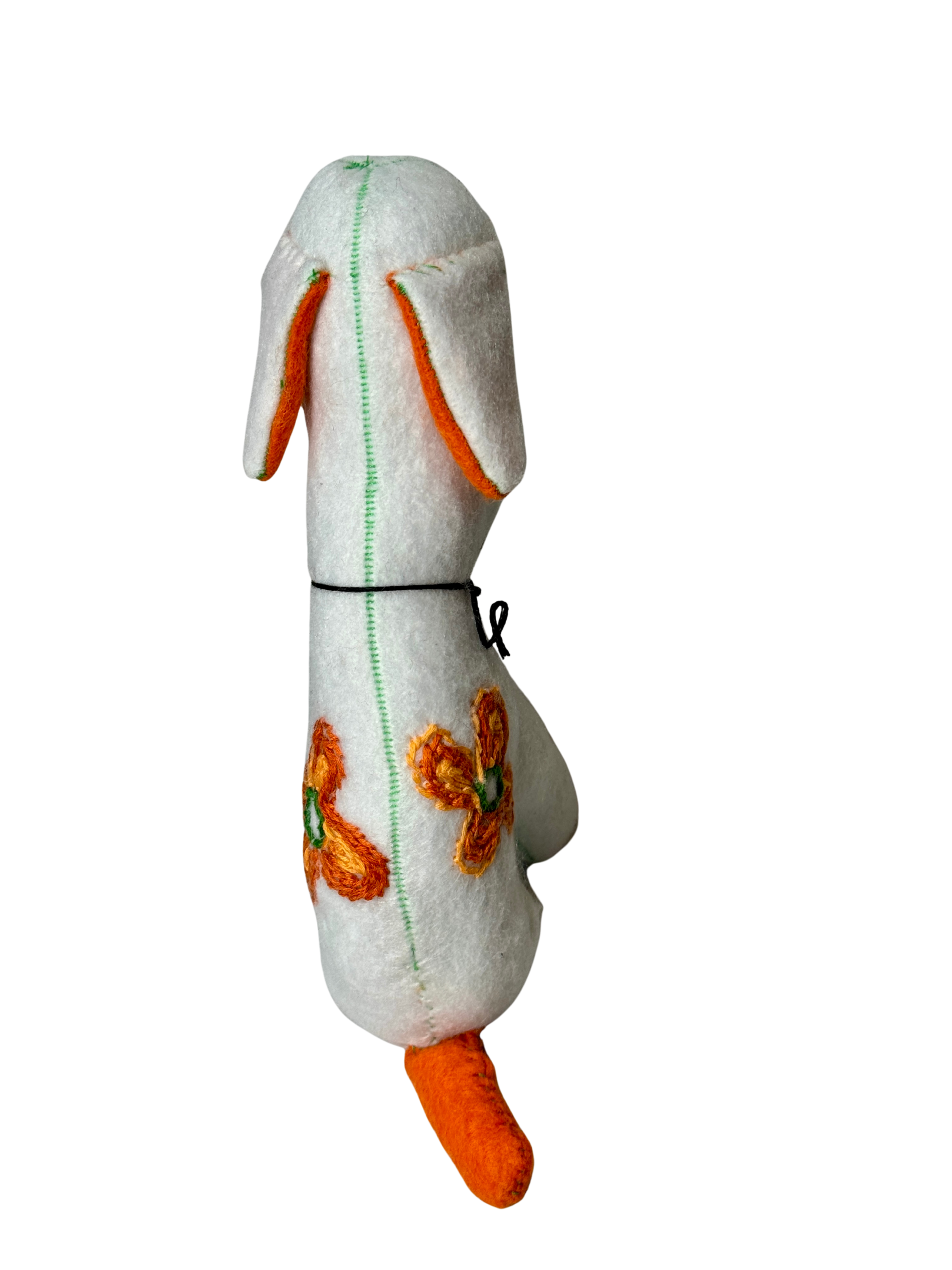 Sunny the Sweet Blossom Dog – Soft Felt Art Collectible - Companion Collection