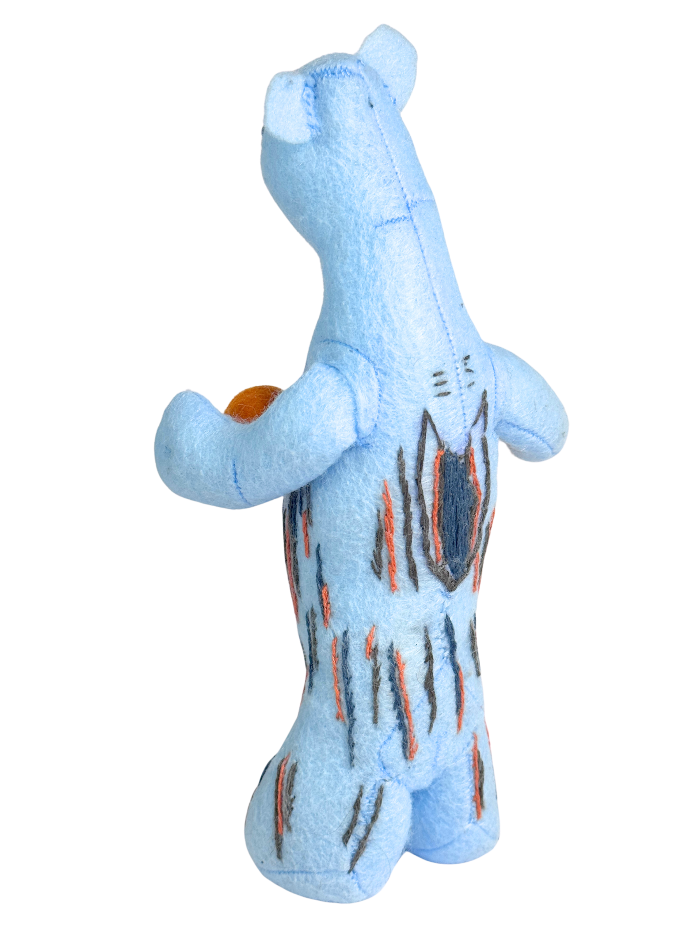 Office Sidekick One of a Kind Plush - Singing Telegram Juggling Bear in Blue - Merritt
