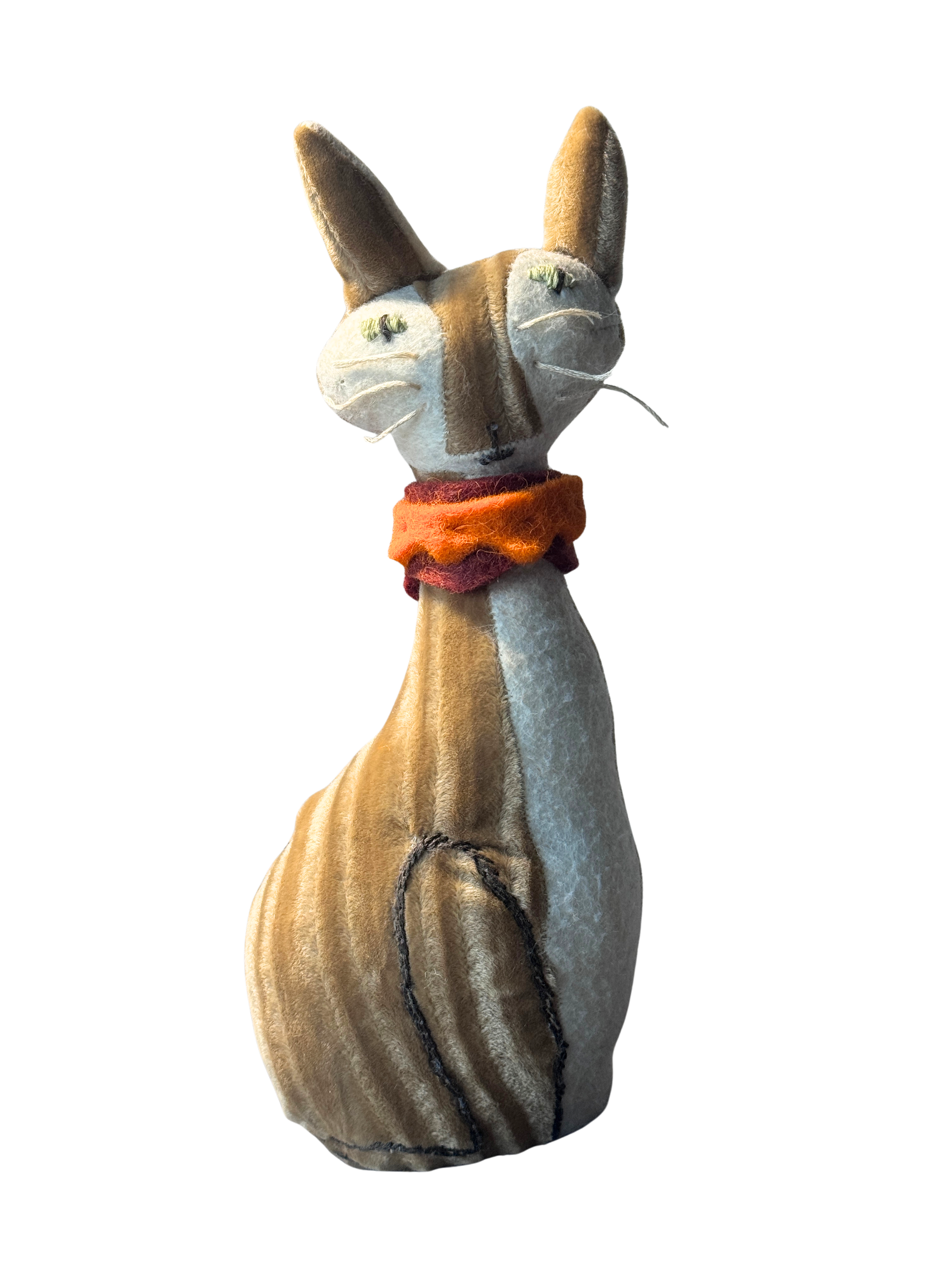 Sweet and Calm Kitty Cat - One of a Kind Soft Art Collectible