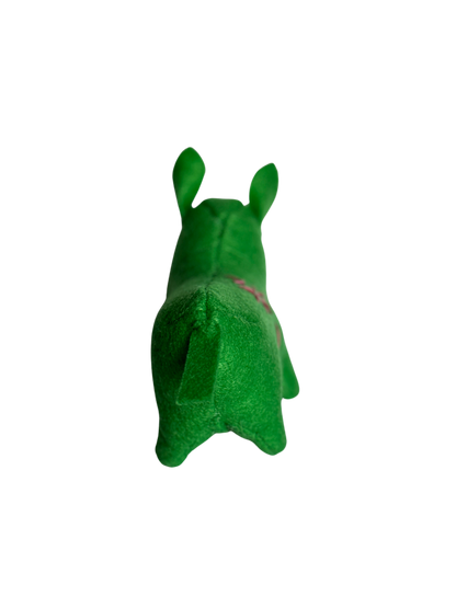 OOAK Green House Hippo Soft Art Collectible Plush