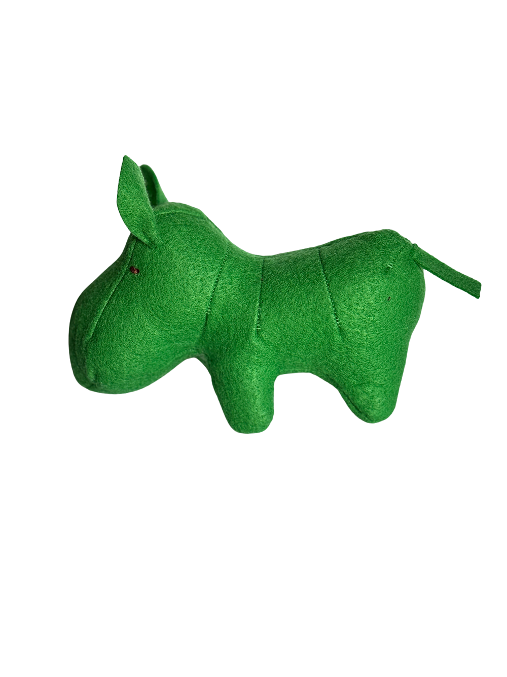 OOAK Green House Hippo Soft Art Collectible Plush