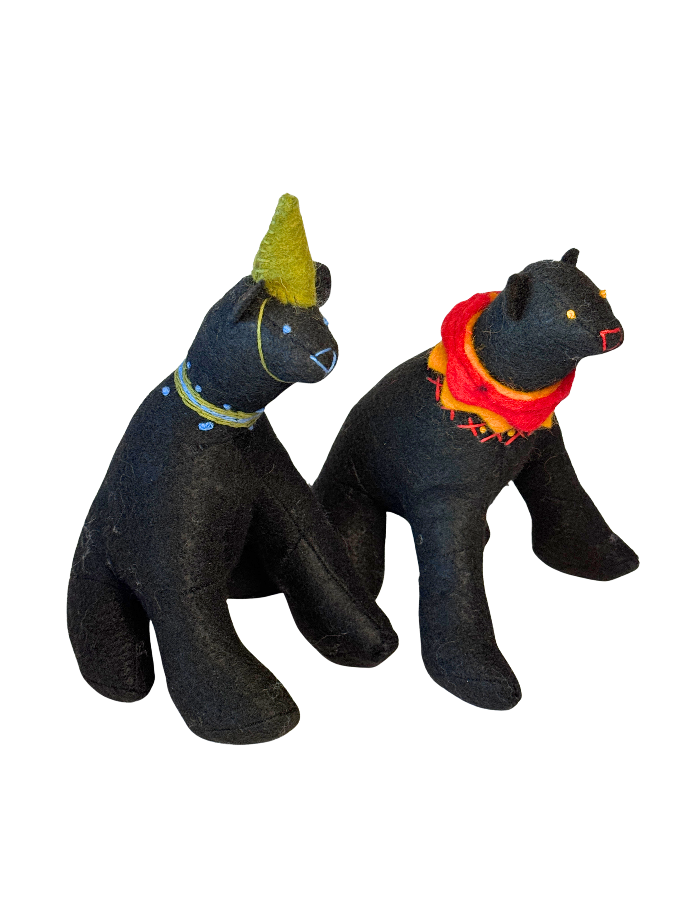 One of Kind Soft Art Party Bear Duo - Celebration Bears  - Woodland Collection