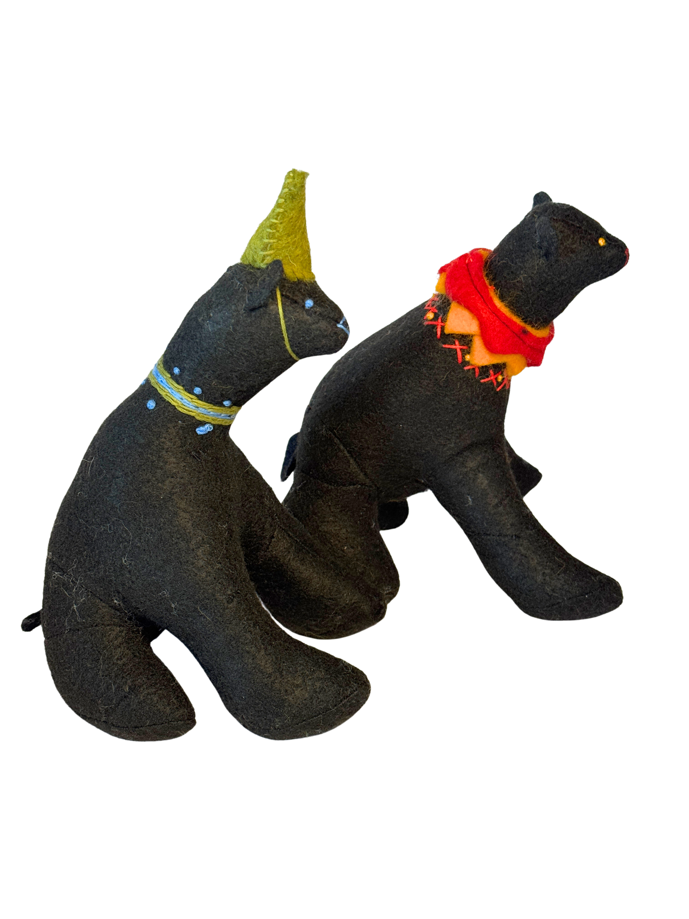 One of Kind Soft Art Party Bear Duo - Celebration Bears  - Woodland Collection