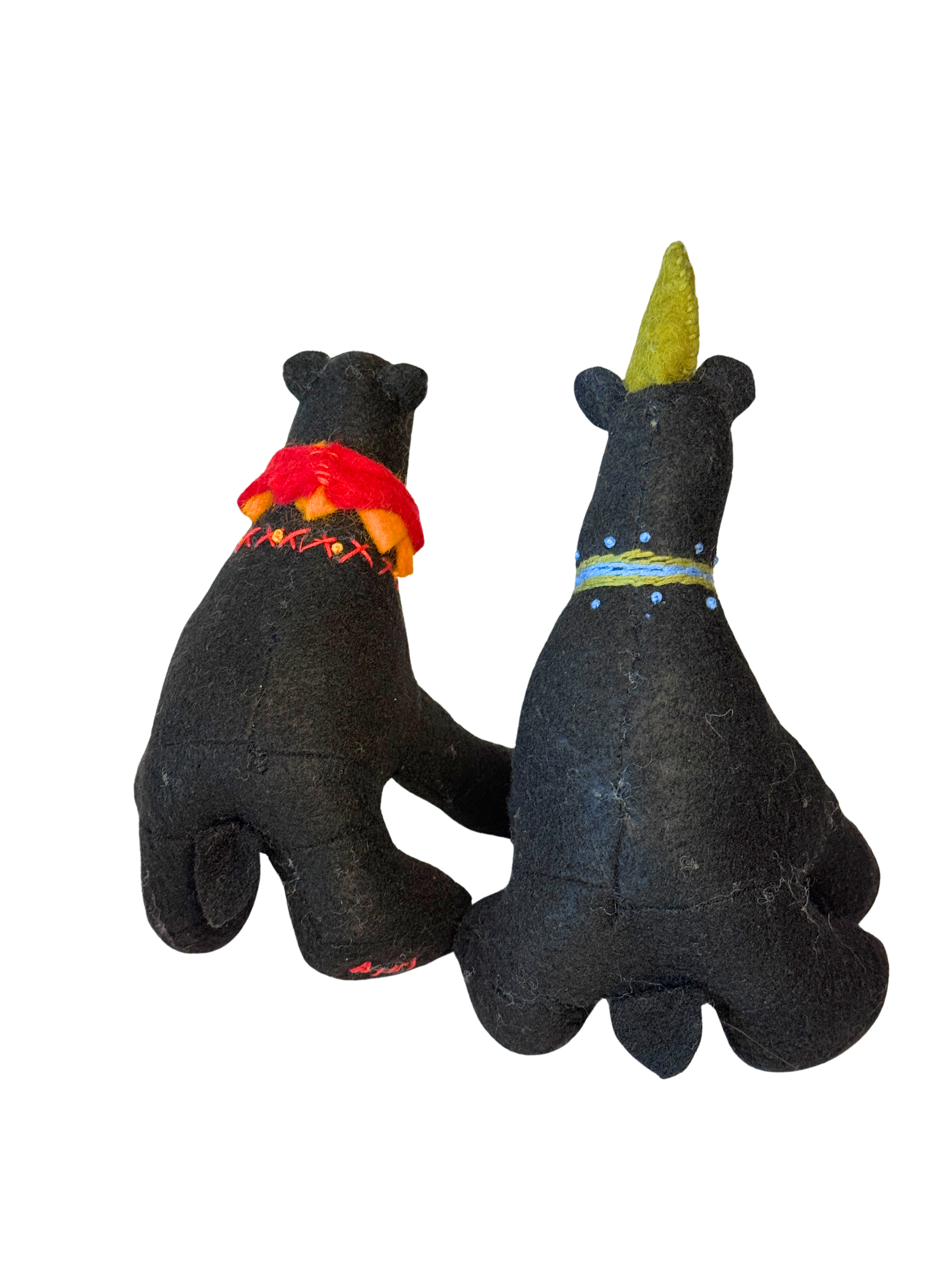 One of Kind Soft Art Party Bear Duo - Celebration Bears  - Woodland Collection
