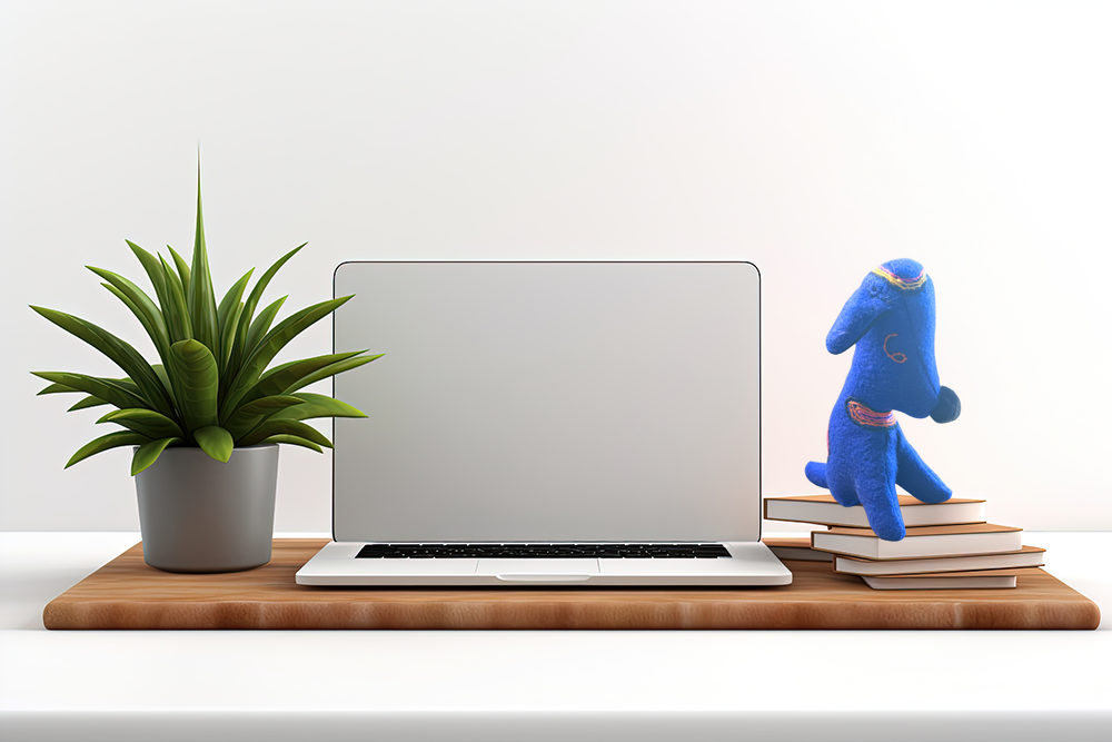 One of a Kind - Pepper The Blue Pup - Company Companion