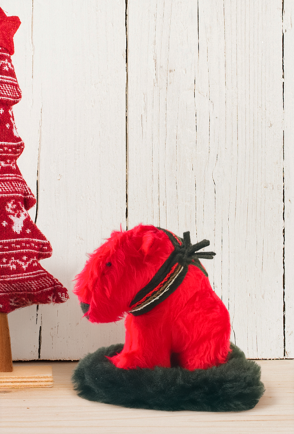 Cinnamon - Winter Scarf Bear - Seasonal Sidekick — One-of-a-Kind Soft Art Sculpture